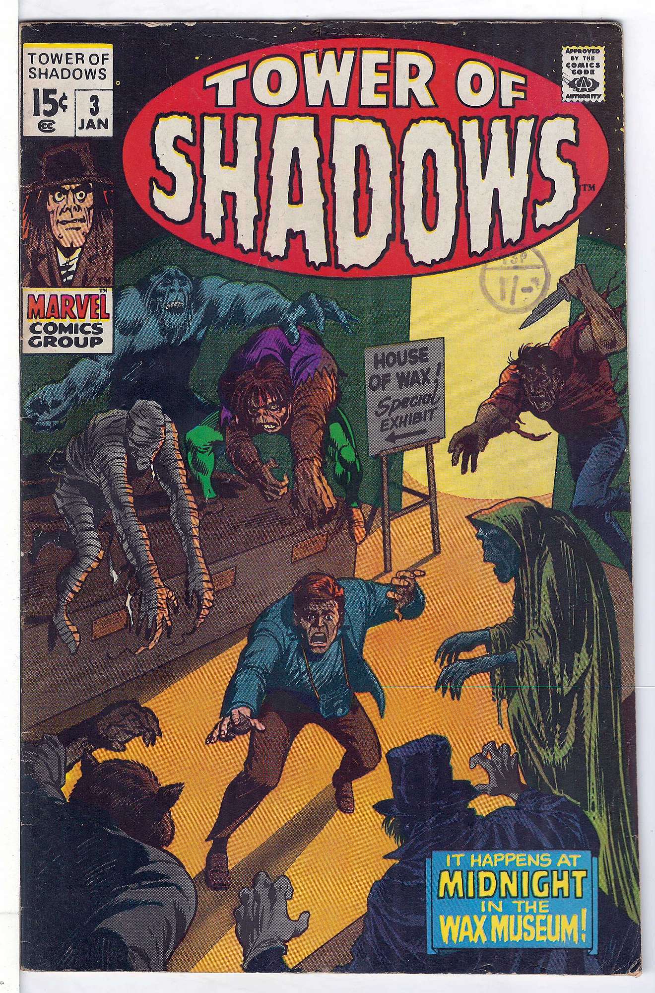 Cover of Tower of Shadows (Vol 1) #3. One of 250,000 Vintage American Comics on sale from Krypton!