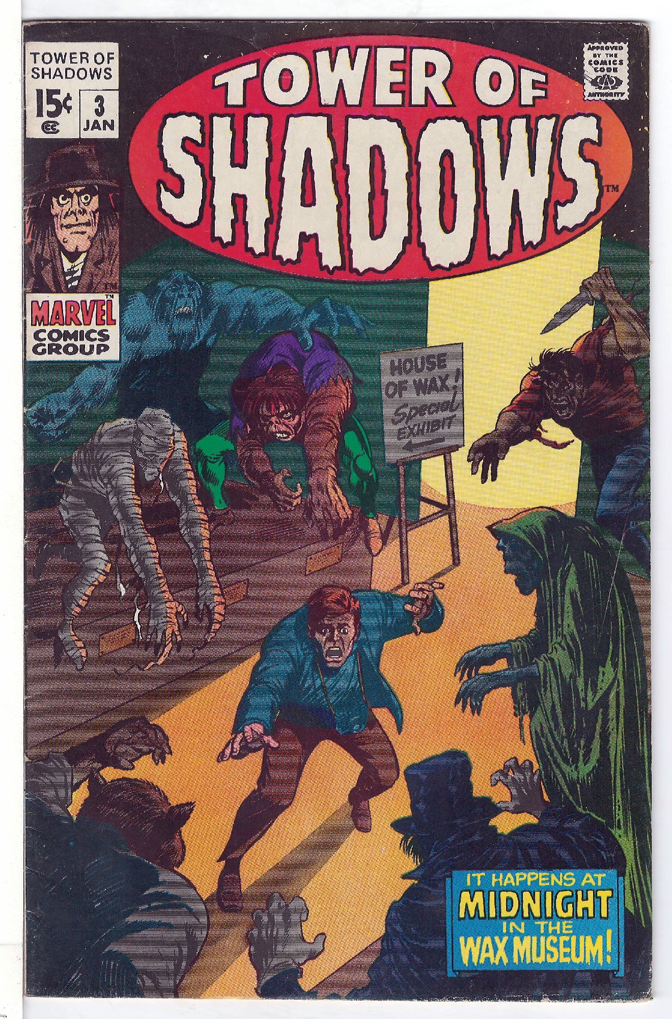 Cover of Tower of Shadows (Vol 1) #3. One of 250,000 Vintage American Comics on sale from Krypton!