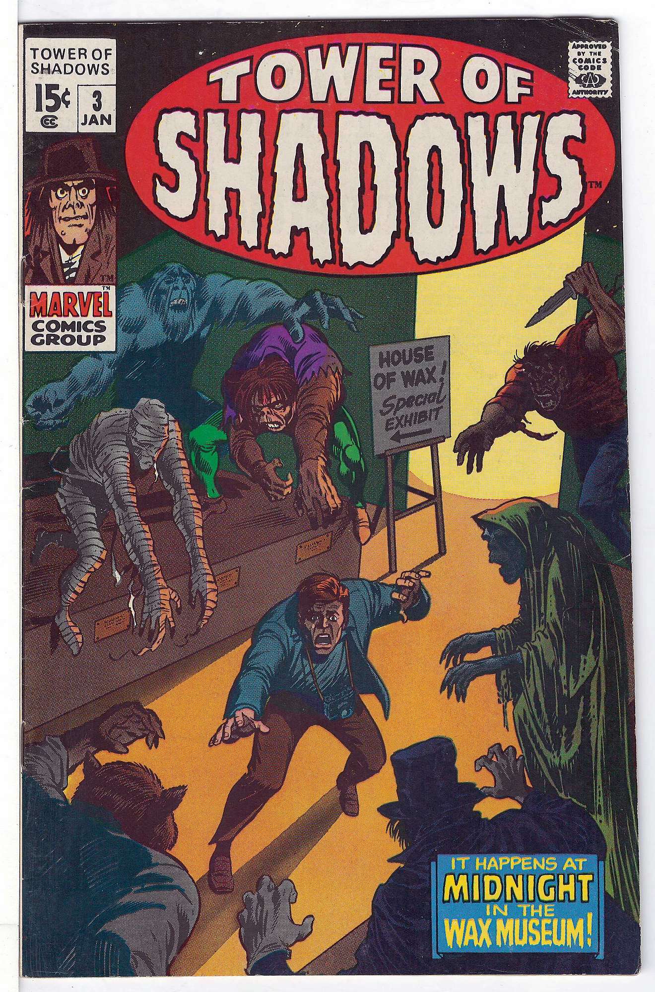 ACTUAL SCAN OF COMIC!<br> Cover of Tower of Shadows (Vol 1) #3. One of 250,000 Vintage American Comics on sale from Krypton!