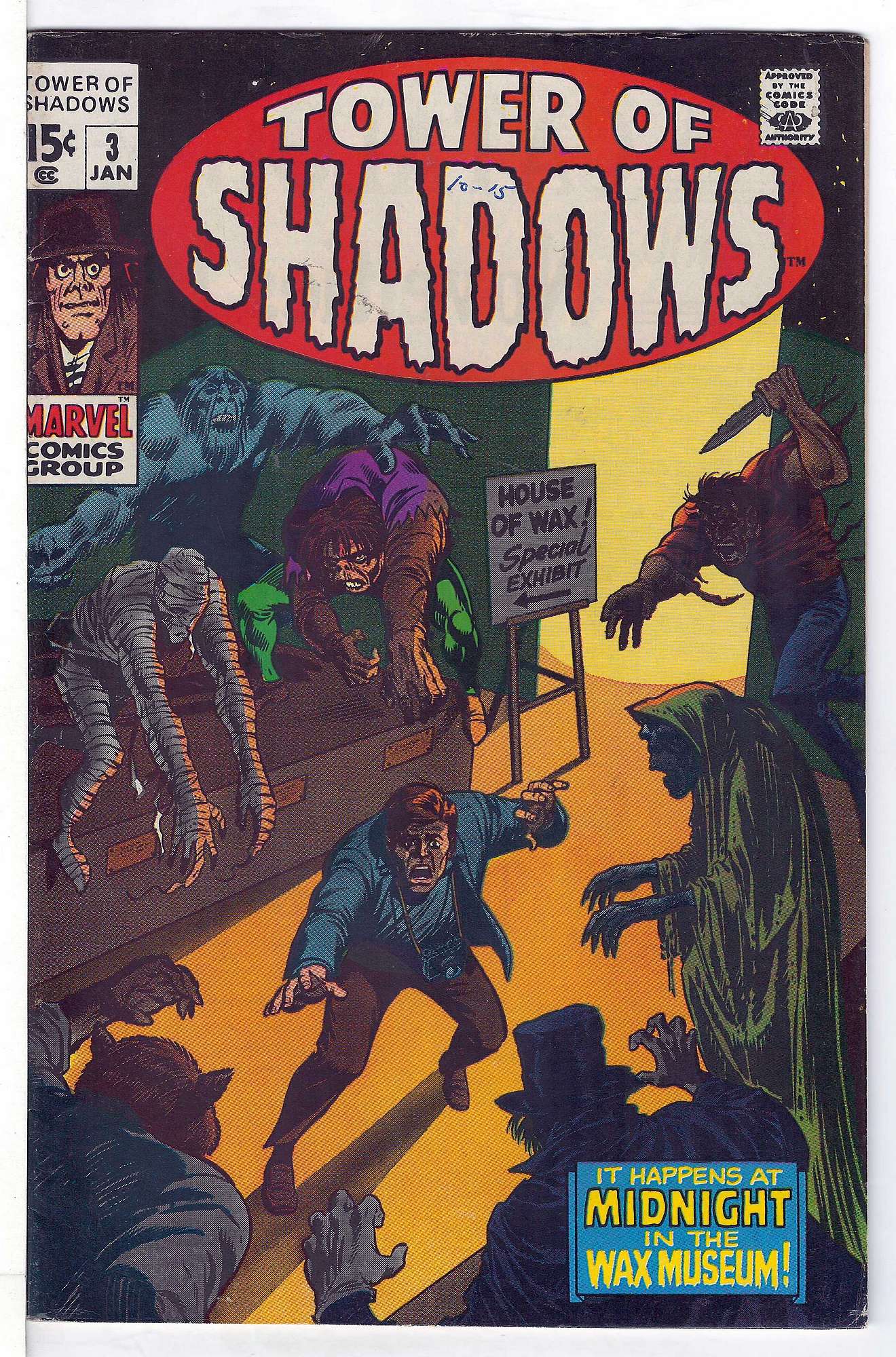 Cover of Tower of Shadows (Vol 1) #3. One of 250,000 Vintage American Comics on sale from Krypton!