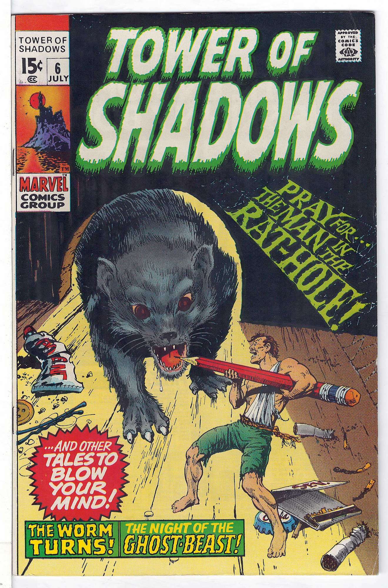 ACTUAL SCAN OF COMIC!<br> Cover of Tower of Shadows (Vol 1) #6. One of 250,000 Vintage American Comics on sale from Krypton!