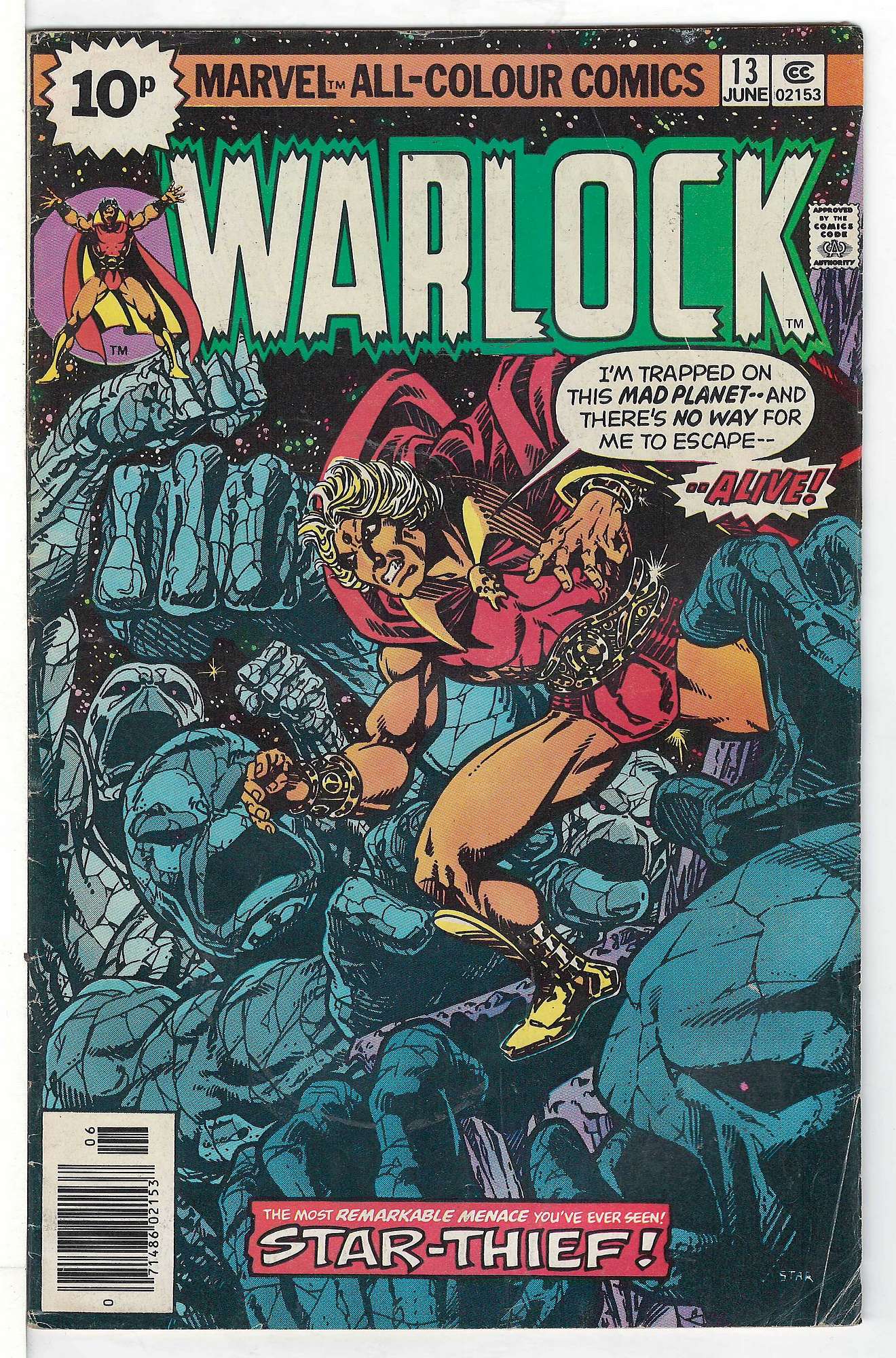 Cover of Warlock (Vol 1) The Power of #13. One of 250,000 Vintage American Comics on sale from Krypton!
