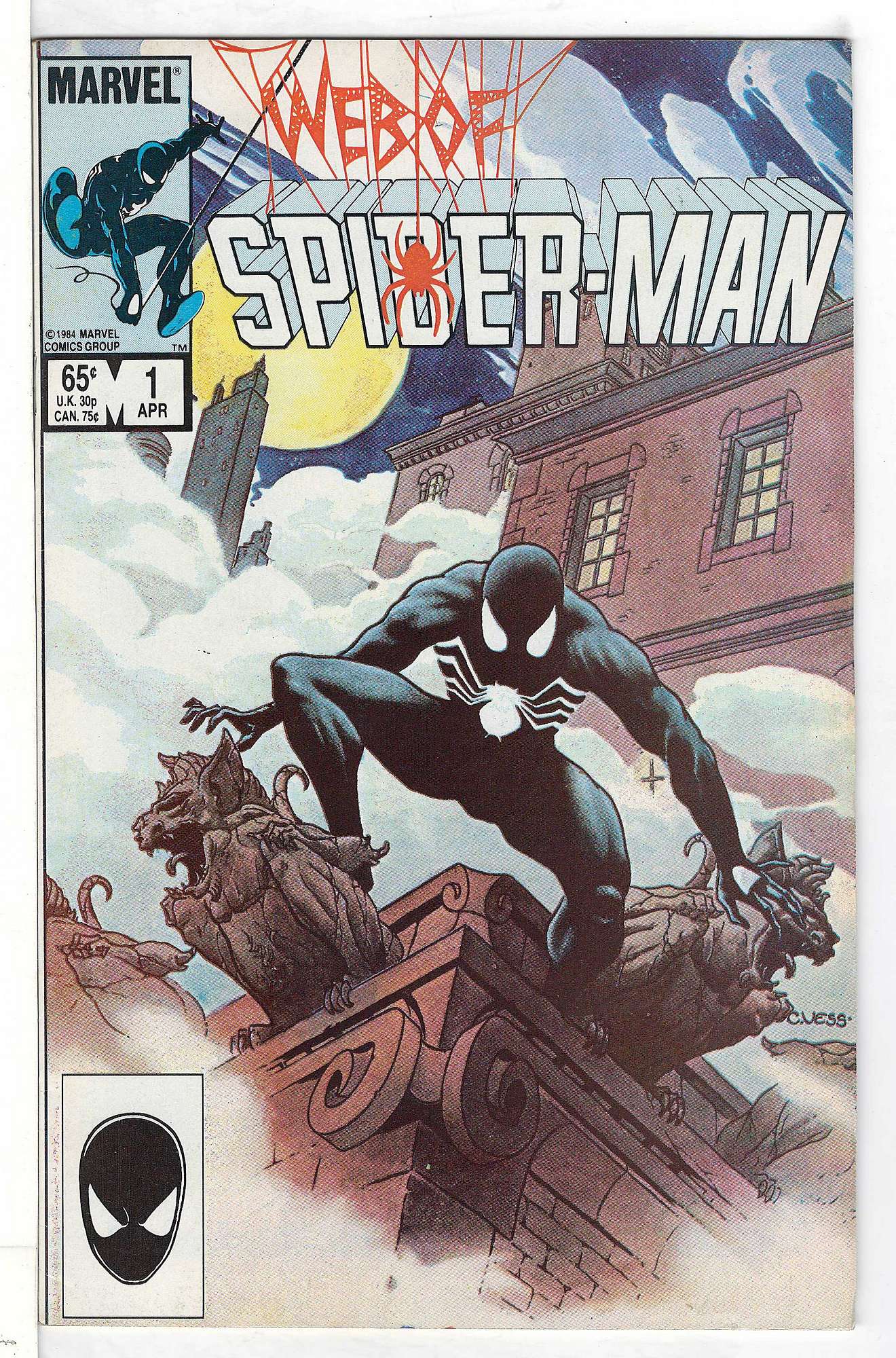 ACTUAL SCAN OF COMIC!<br> Cover of Web of Spider-Man (Vol 1) #1. One of 250,000 Vintage American Comics on sale from Krypton!