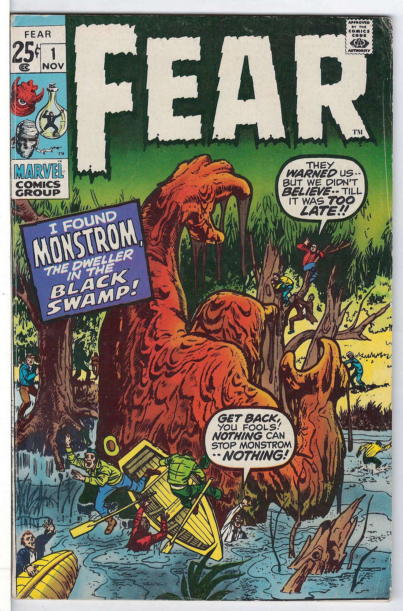 Cover of Fear (Vol 1) #1. One of 250,000 Vintage American Comics on sale from Krypton!