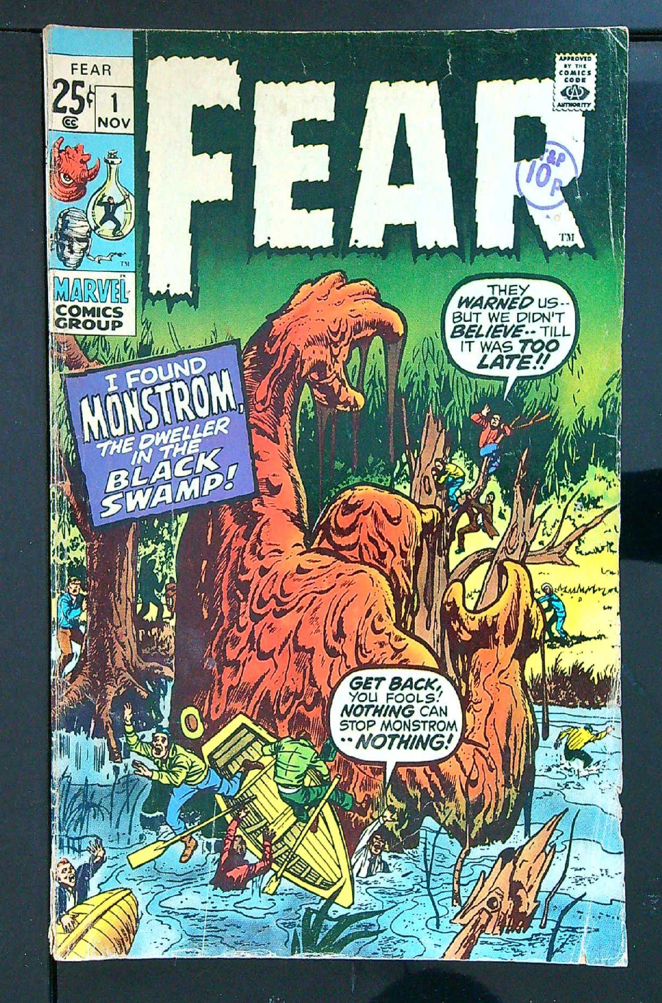 Cover of Fear (Vol 1) #1. One of 250,000 Vintage American Comics on sale from Krypton!