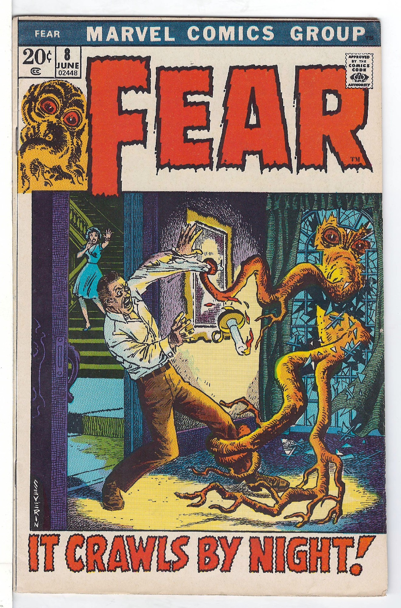 Cover of Fear (Vol 1) #8. One of 250,000 Vintage American Comics on sale from Krypton!