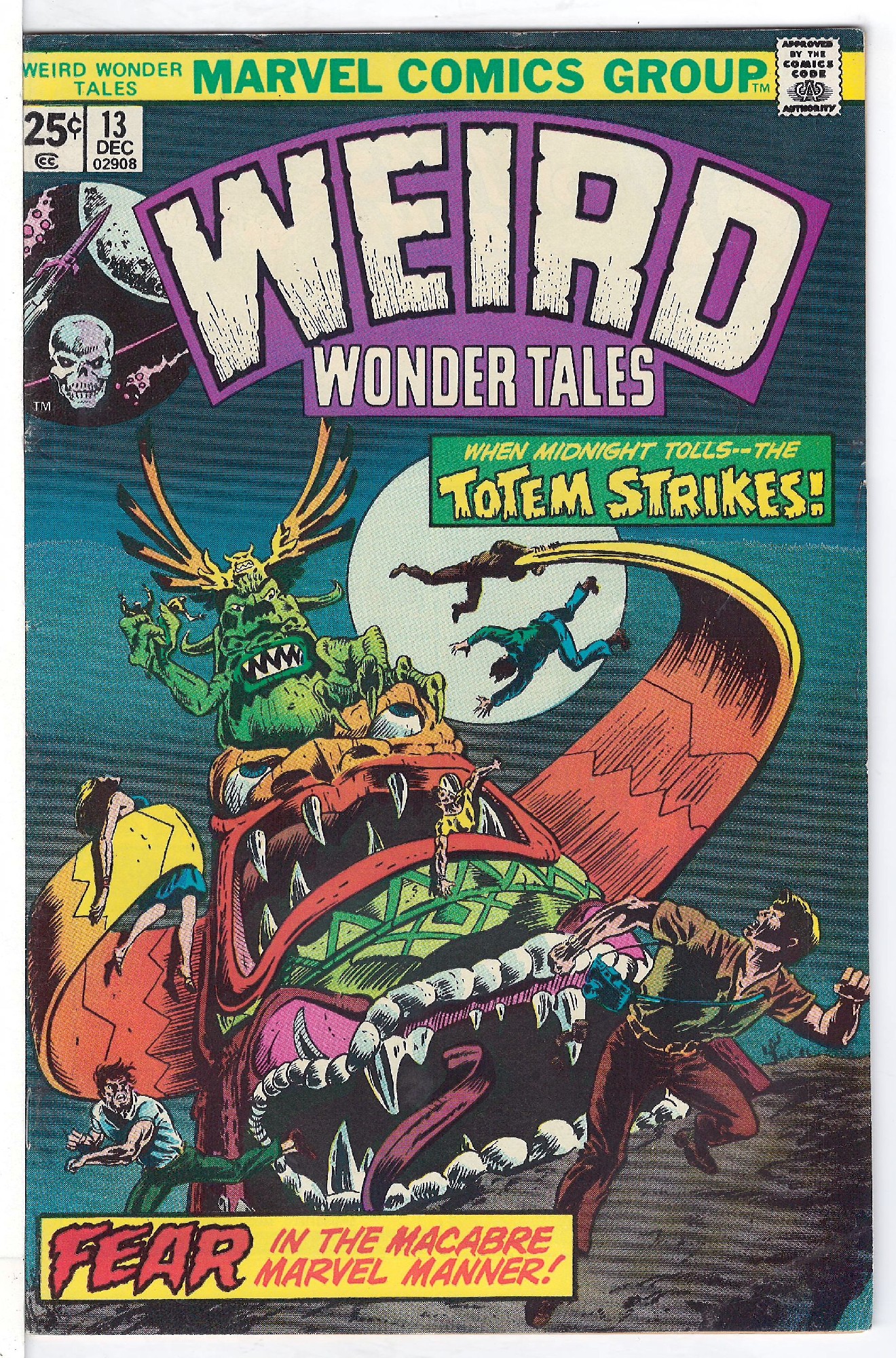 ACTUAL SCAN OF COMIC!<br> Cover of Weird Wonder Tales (Vol 1) #13. One of 250,000 Vintage American Comics on sale from Krypton!
