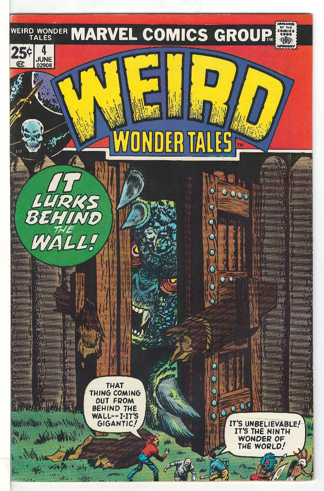 ACTUAL SCAN OF COMIC!<br> Cover of Weird Wonder Tales (Vol 1) #4. One of 250,000 Vintage American Comics on sale from Krypton!