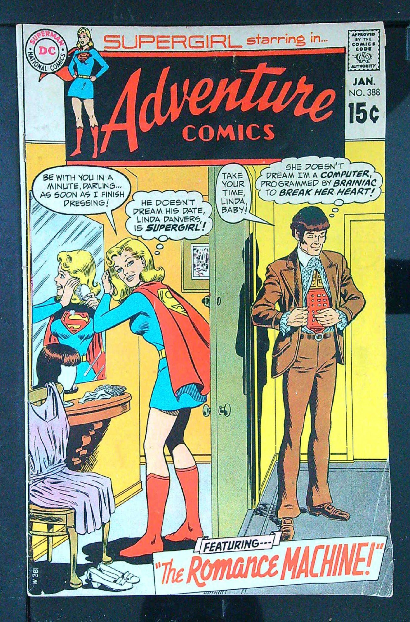 Cover of Adventure Comics (Vol 1) #388. One of 250,000 Vintage American Comics on sale from Krypton!