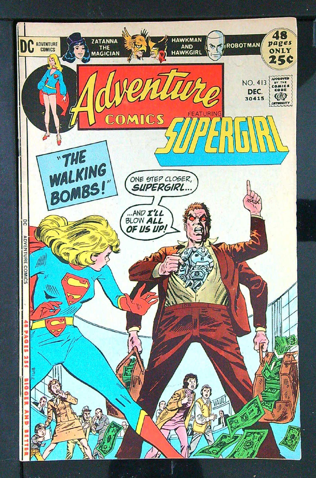 ACTUAL SCAN OF COMIC!<br> Cover of Adventure Comics (Vol 1) #413. One of 250,000 Vintage American Comics on sale from Krypton!
