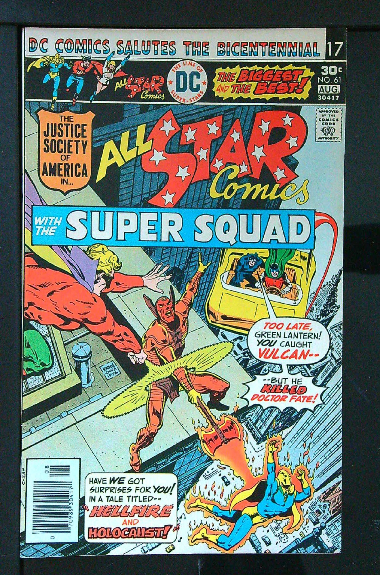 Cover of All-Star Comics (Vol 1) #61. One of 250,000 Vintage American Comics on sale from Krypton!
