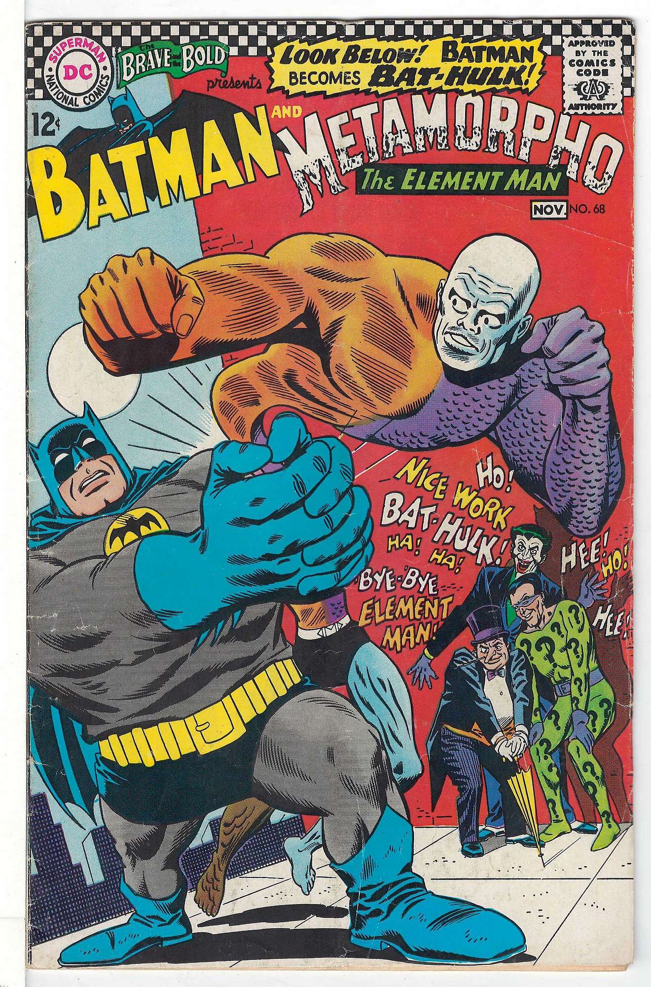 Cover of Brave & The Bold (Vol 1) #68. One of 250,000 Vintage American Comics on sale from Krypton!