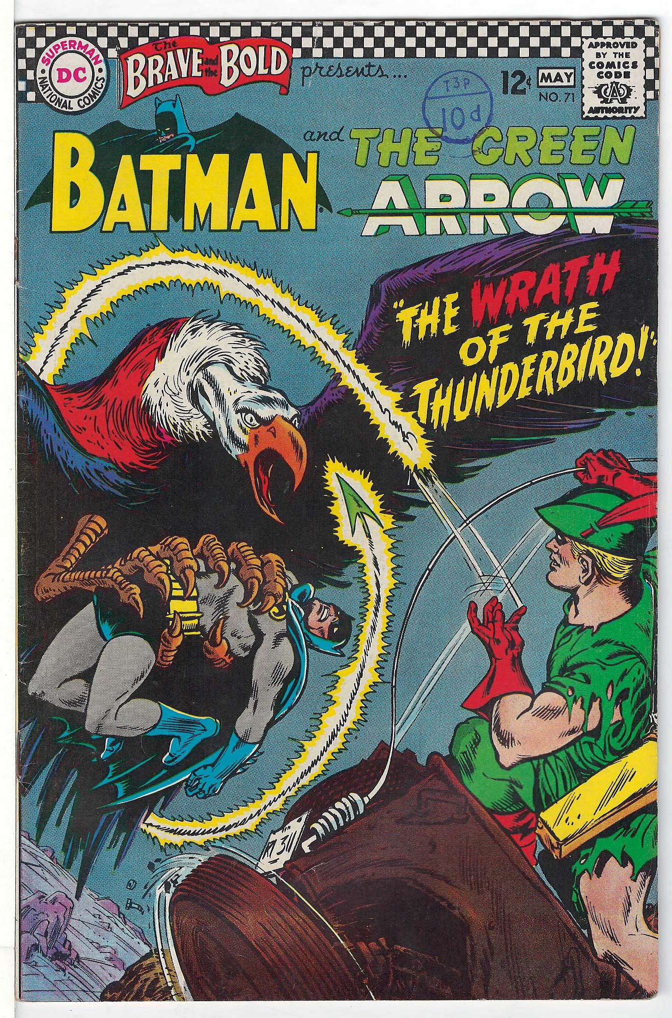 Cover of Brave & The Bold (Vol 1) #71. One of 250,000 Vintage American Comics on sale from Krypton!