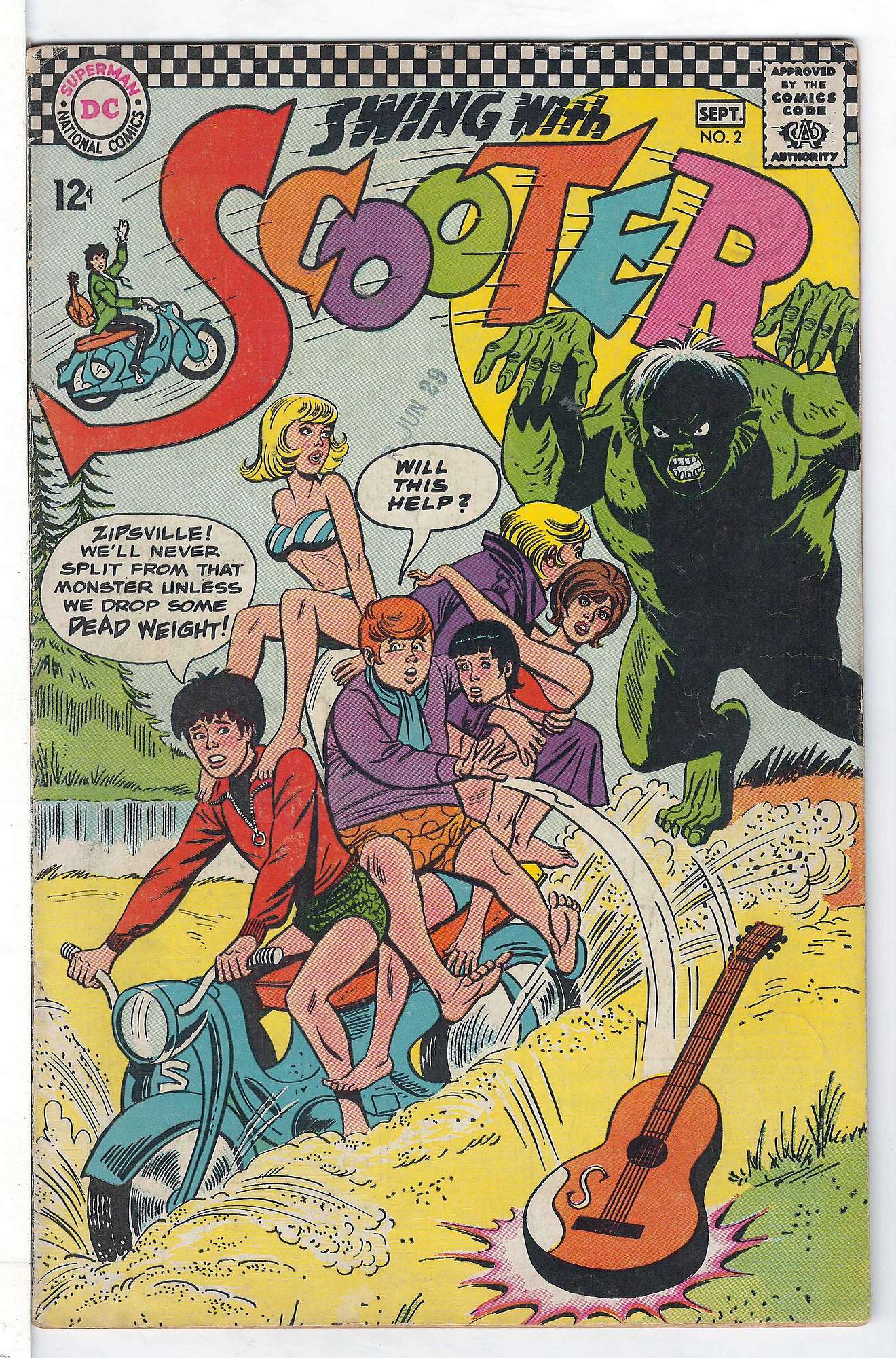 Cover of Scooter - Swing With (Vol 1) #2. One of 250,000 Vintage American Comics on sale from Krypton!