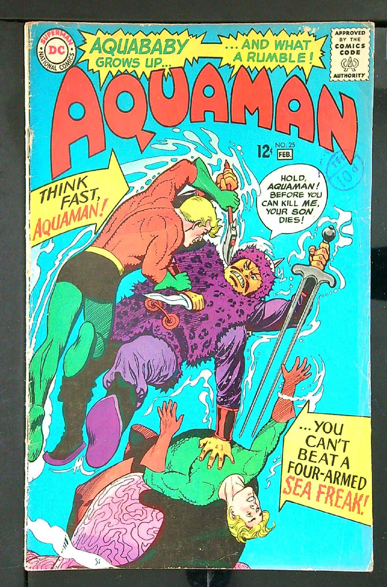 Cover of Aquaman (Vol 1) #25. One of 250,000 Vintage American Comics on sale from Krypton!