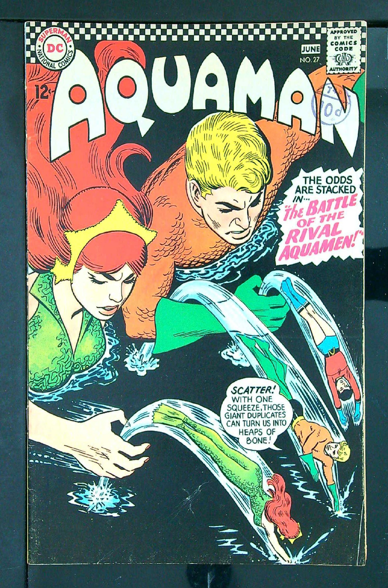 Cover of Aquaman (Vol 1) #27. One of 250,000 Vintage American Comics on sale from Krypton!