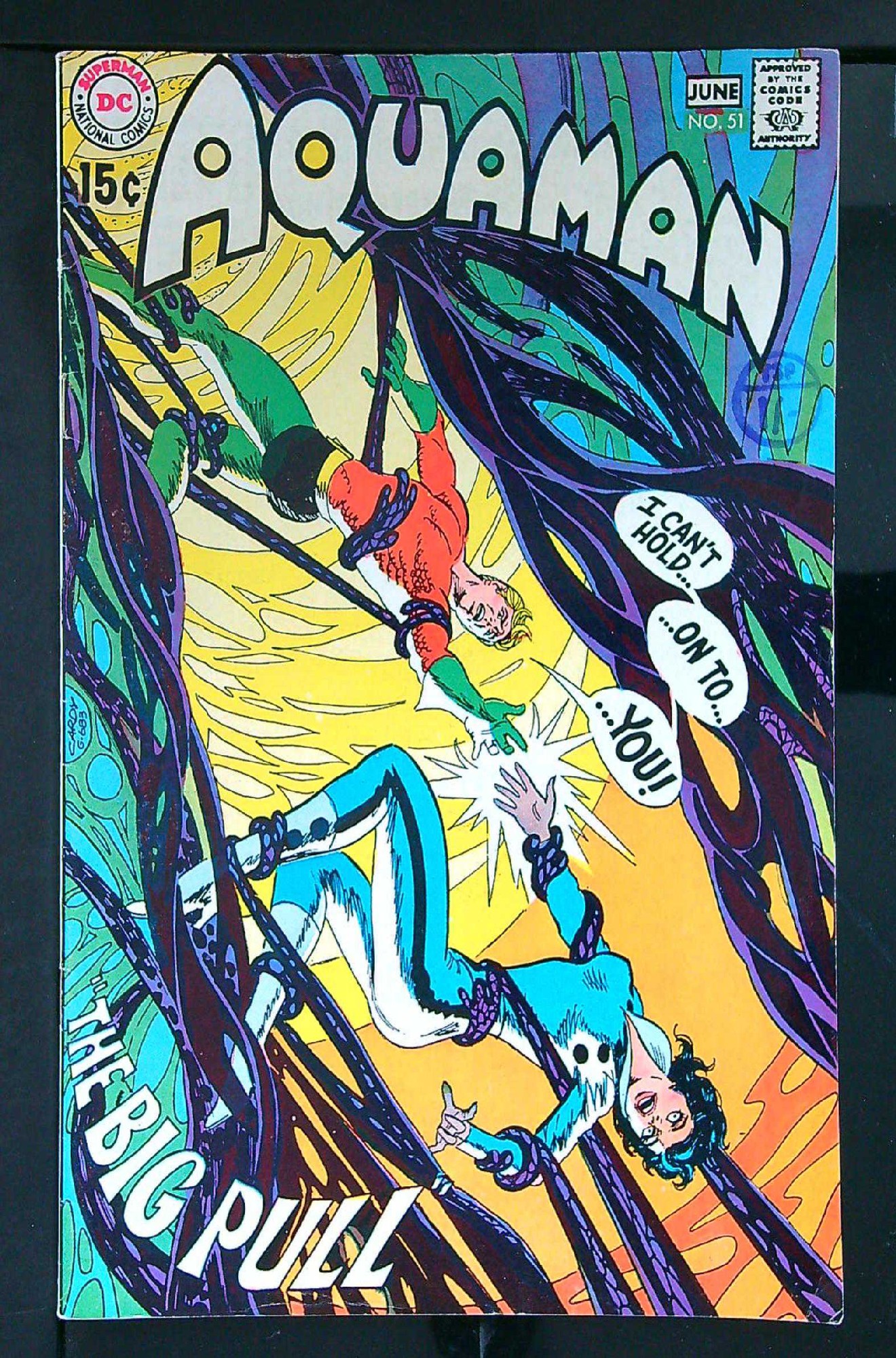 Cover of Aquaman (Vol 1) #51. One of 250,000 Vintage American Comics on sale from Krypton!