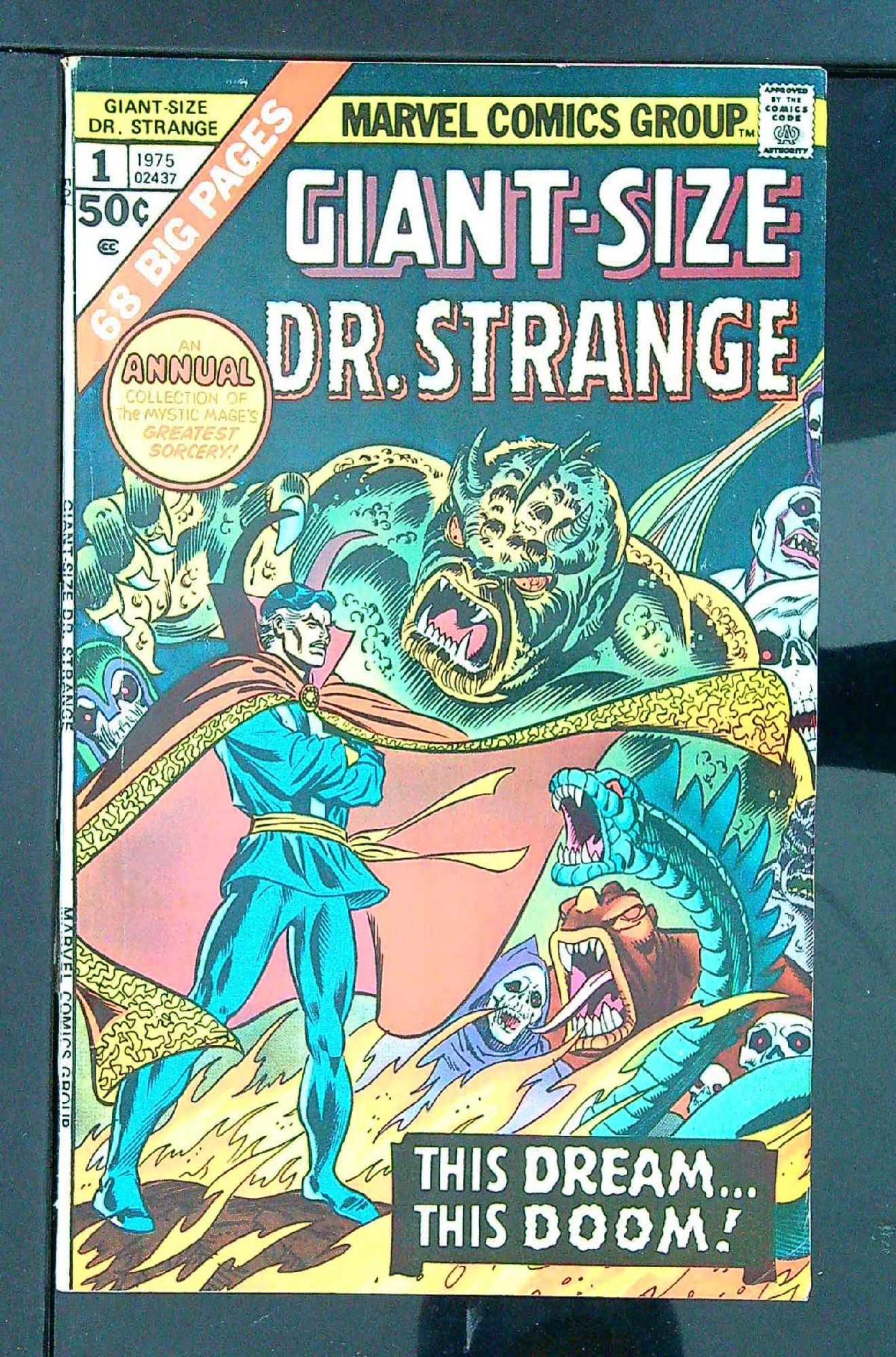 Cover of Giant-Size Dr Strange (1975 One Shot) #1. One of 250,000 Vintage American Comics on sale from Krypton!
