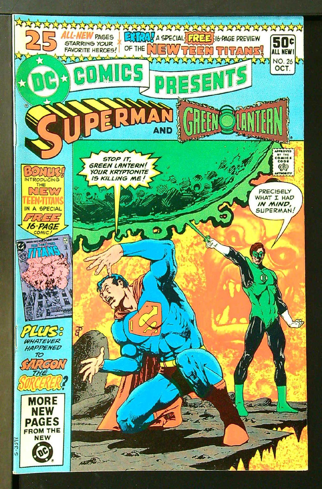 1st New Teen Titans<br>ACTUAL SCAN OF COMIC!<br> Cover of DC Comics Presents (Vol 1) #26. One of 250,000 Vintage American Comics on sale from Krypton!