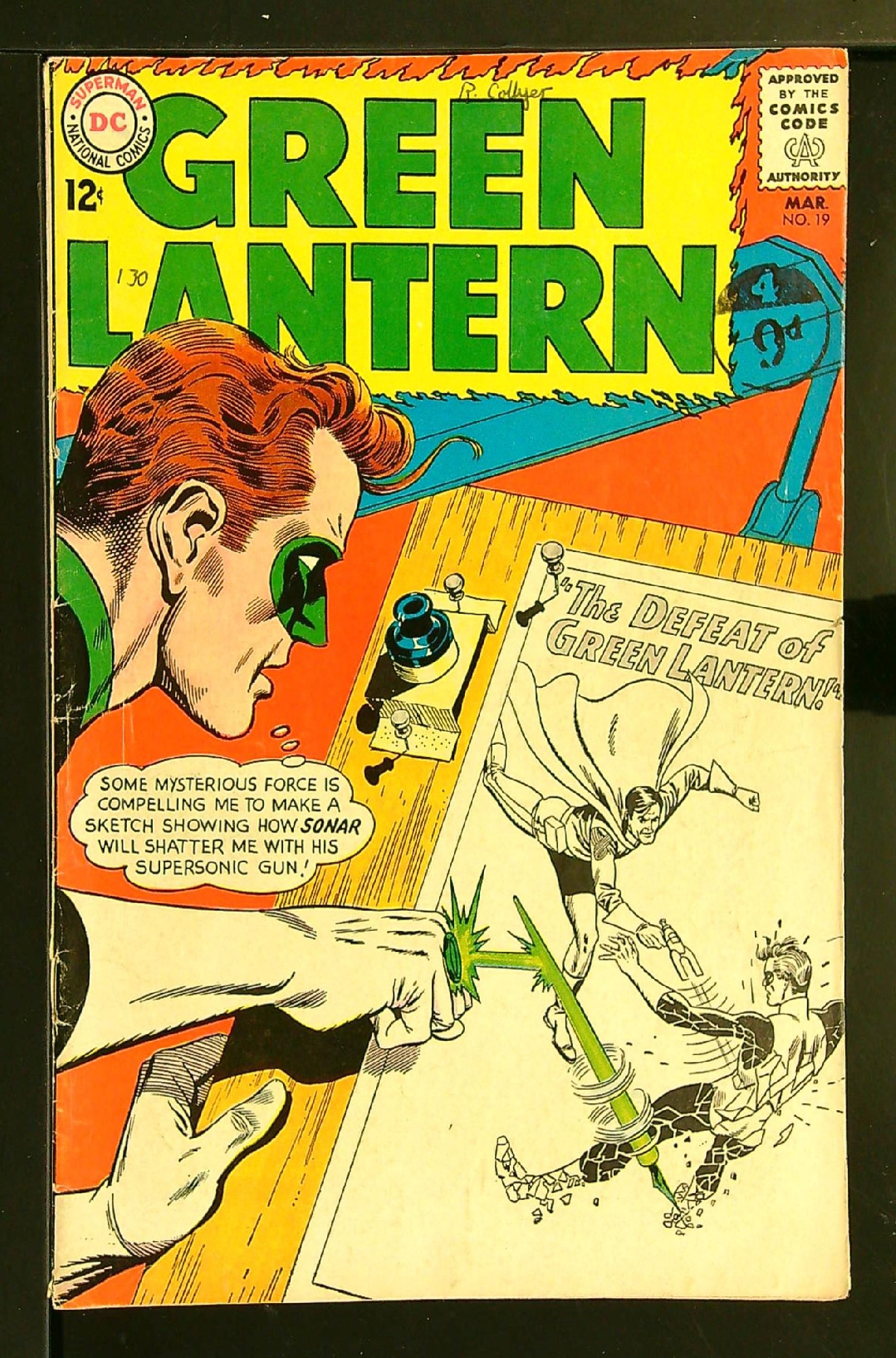 Cover of Green Lantern (Vol 2) #19. One of 250,000 Vintage American Comics on sale from Krypton!