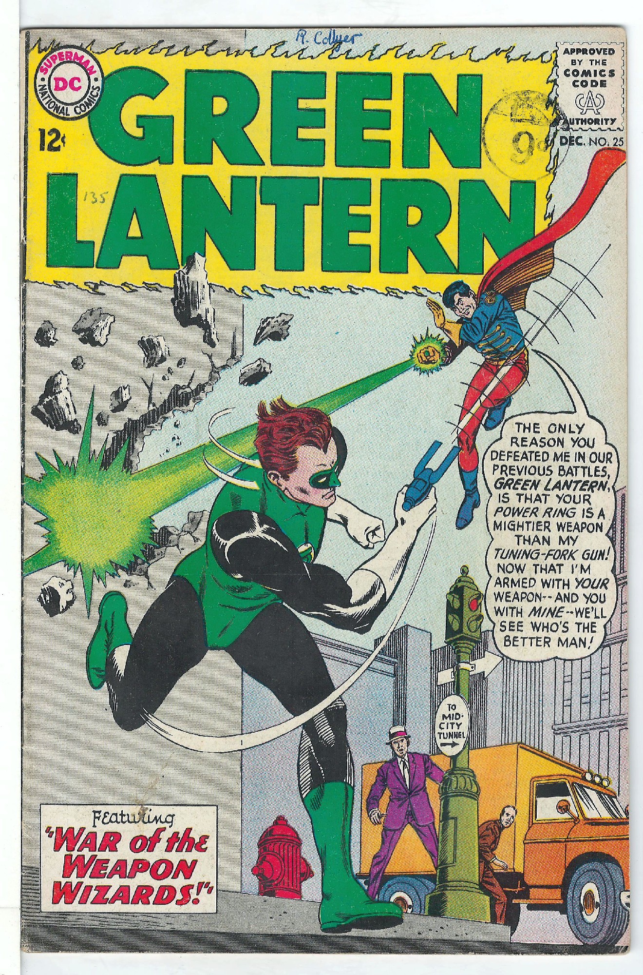 Cover of Green Lantern (Vol 2) #25. One of 250,000 Vintage American Comics on sale from Krypton!