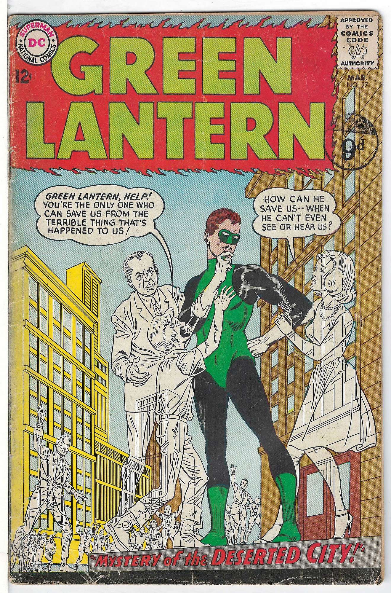 Cover of Green Lantern (Vol 2) #27. One of 250,000 Vintage American Comics on sale from Krypton!