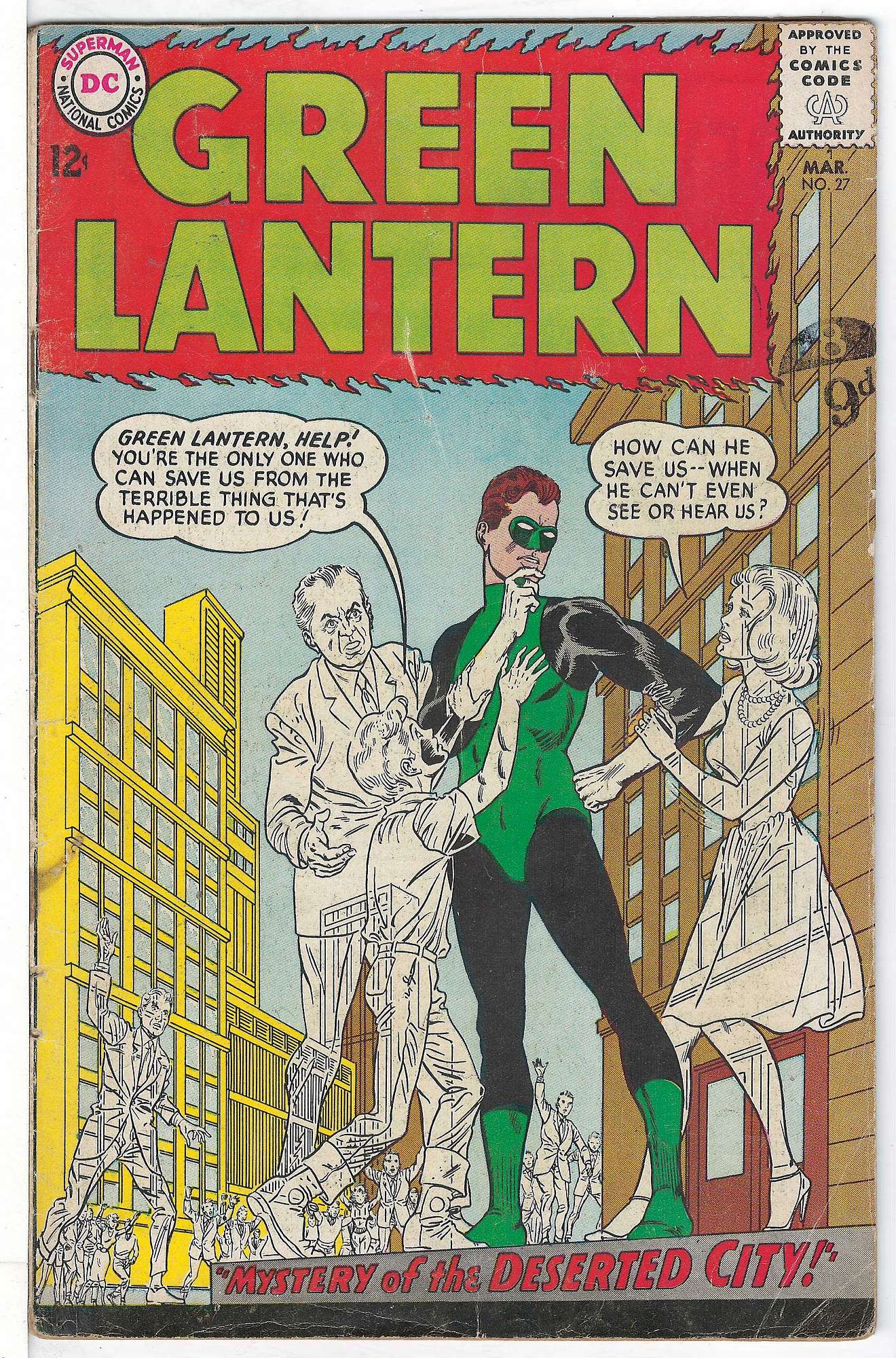 Cover of Green Lantern (Vol 2) #27. One of 250,000 Vintage American Comics on sale from Krypton!