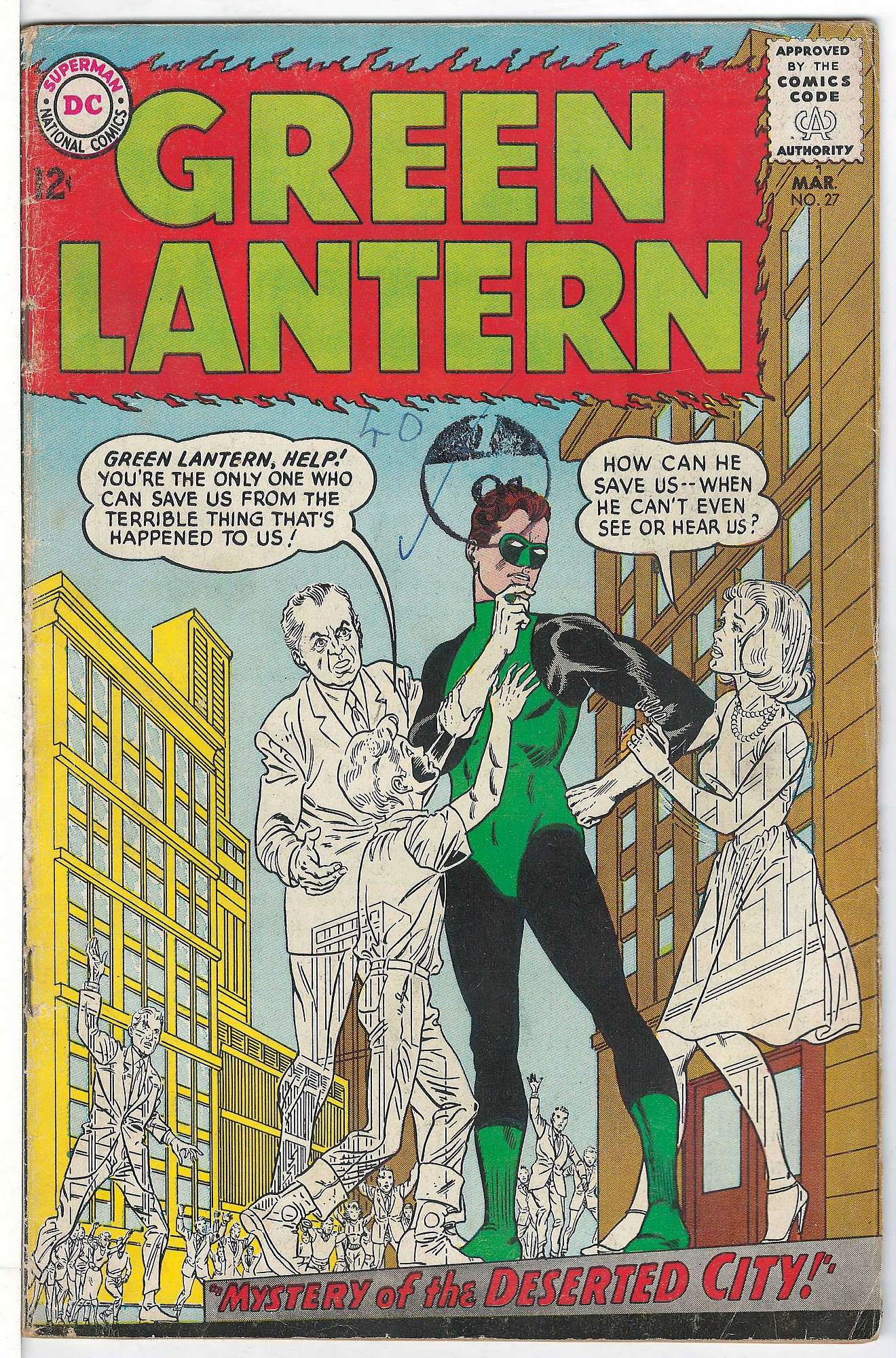 Cover of Green Lantern (Vol 2) #27. One of 250,000 Vintage American Comics on sale from Krypton!