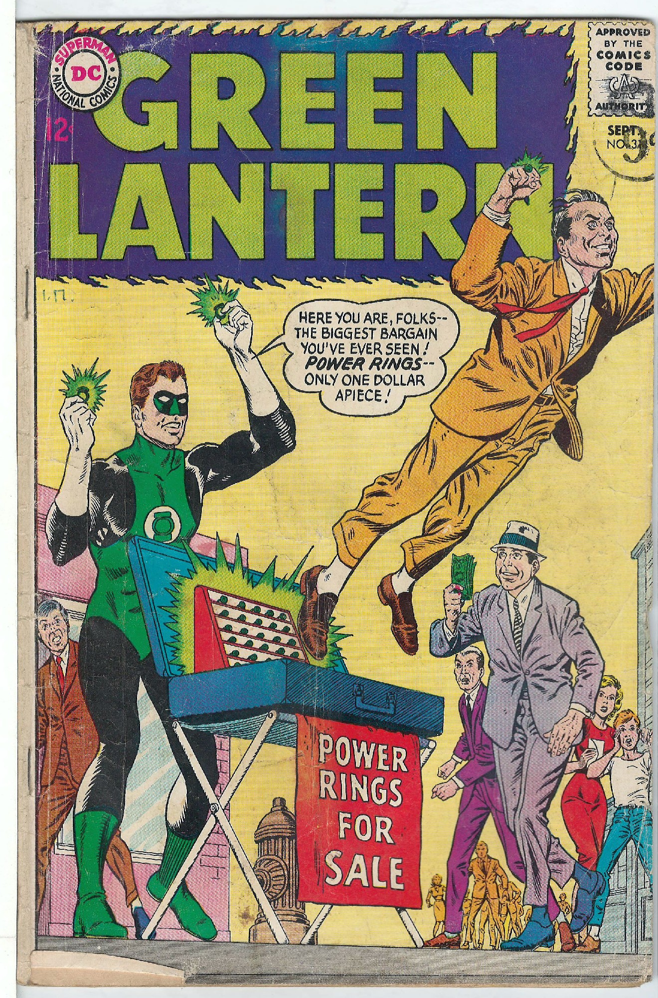 Cover of Green Lantern (Vol 2) #31. One of 250,000 Vintage American Comics on sale from Krypton!