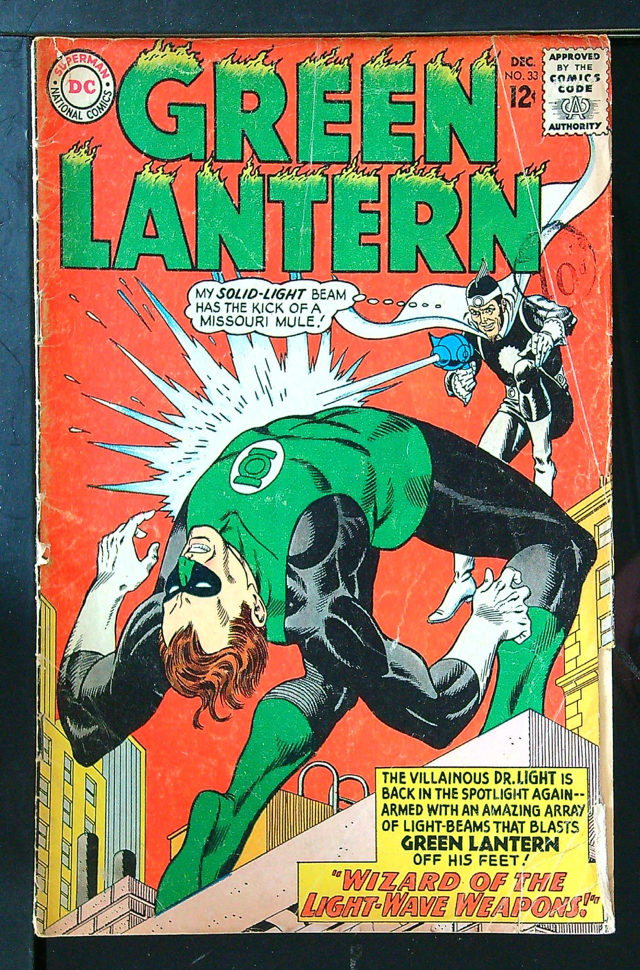 Cover of Green Lantern (Vol 2) #33. One of 250,000 Vintage American Comics on sale from Krypton!