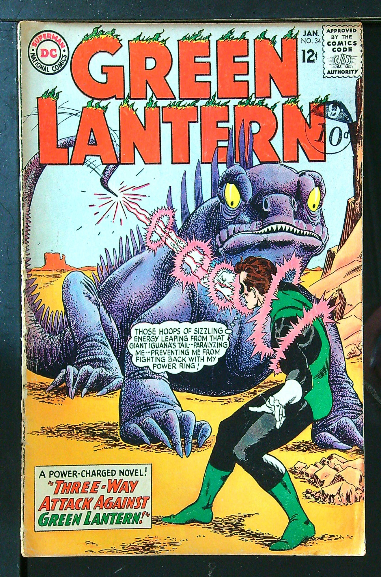 Cover of Green Lantern (Vol 2) #34. One of 250,000 Vintage American Comics on sale from Krypton!