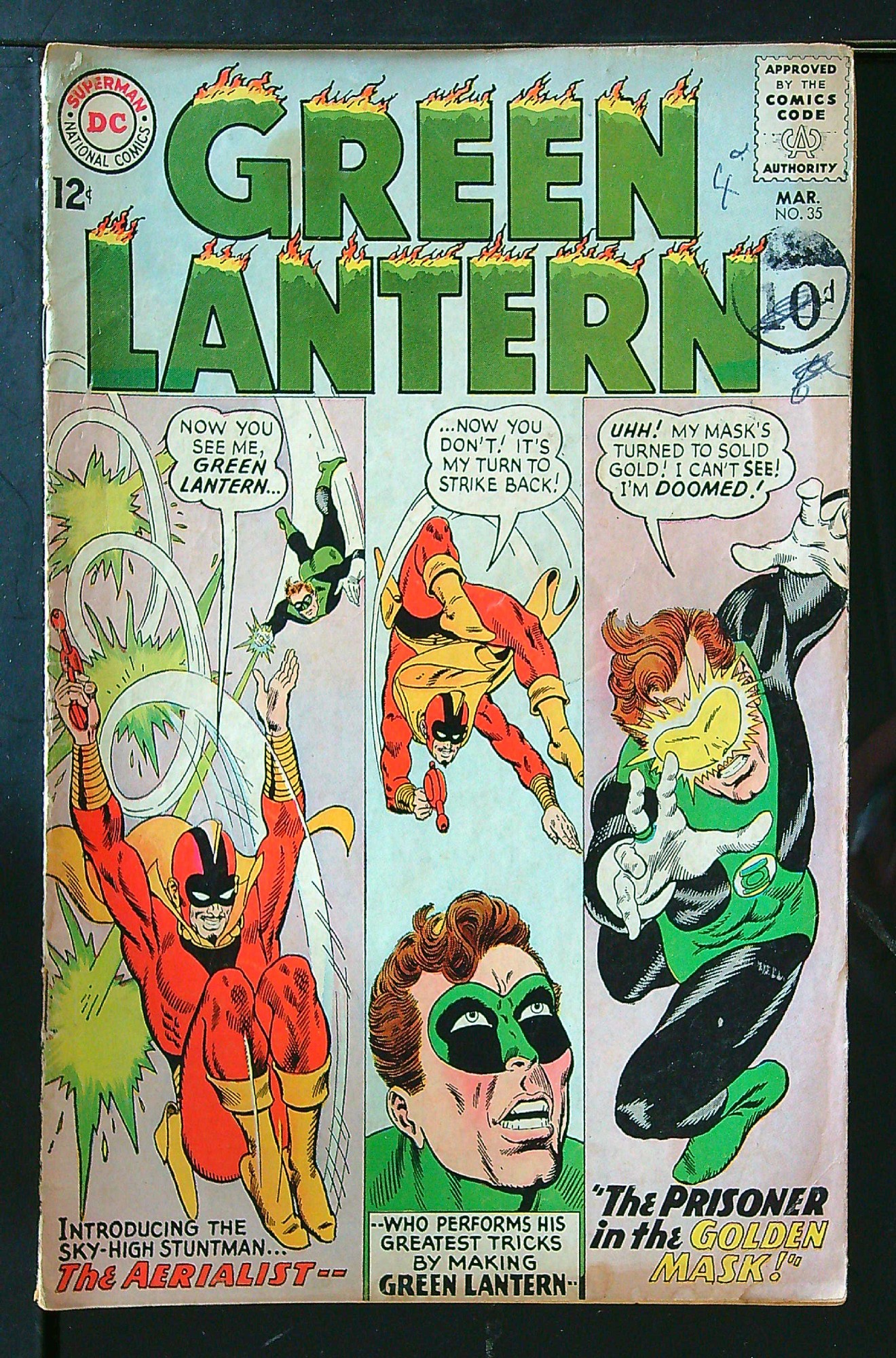 Cover of Green Lantern (Vol 2) #35. One of 250,000 Vintage American Comics on sale from Krypton!