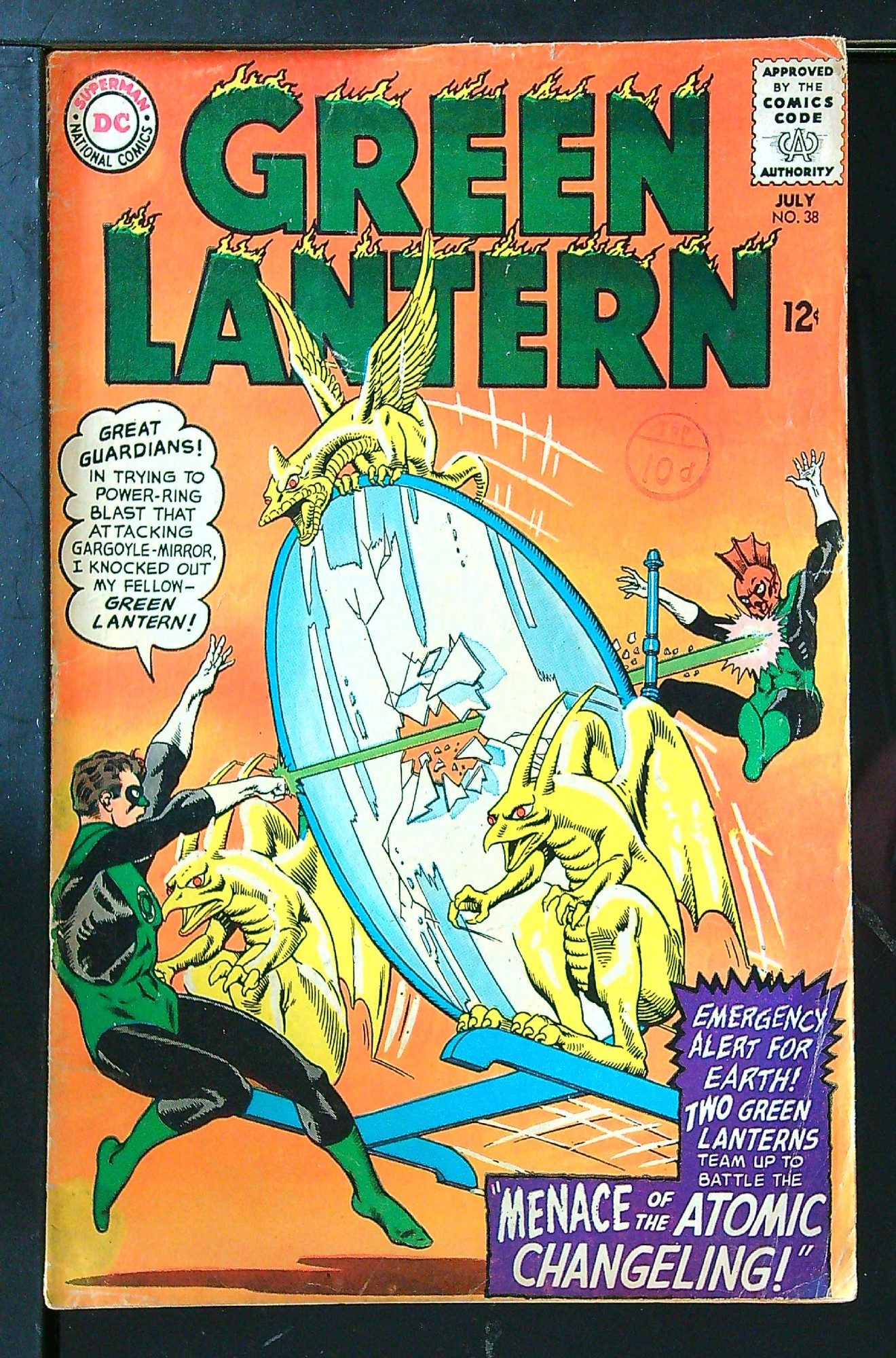 Cover of Green Lantern (Vol 2) #38. One of 250,000 Vintage American Comics on sale from Krypton!