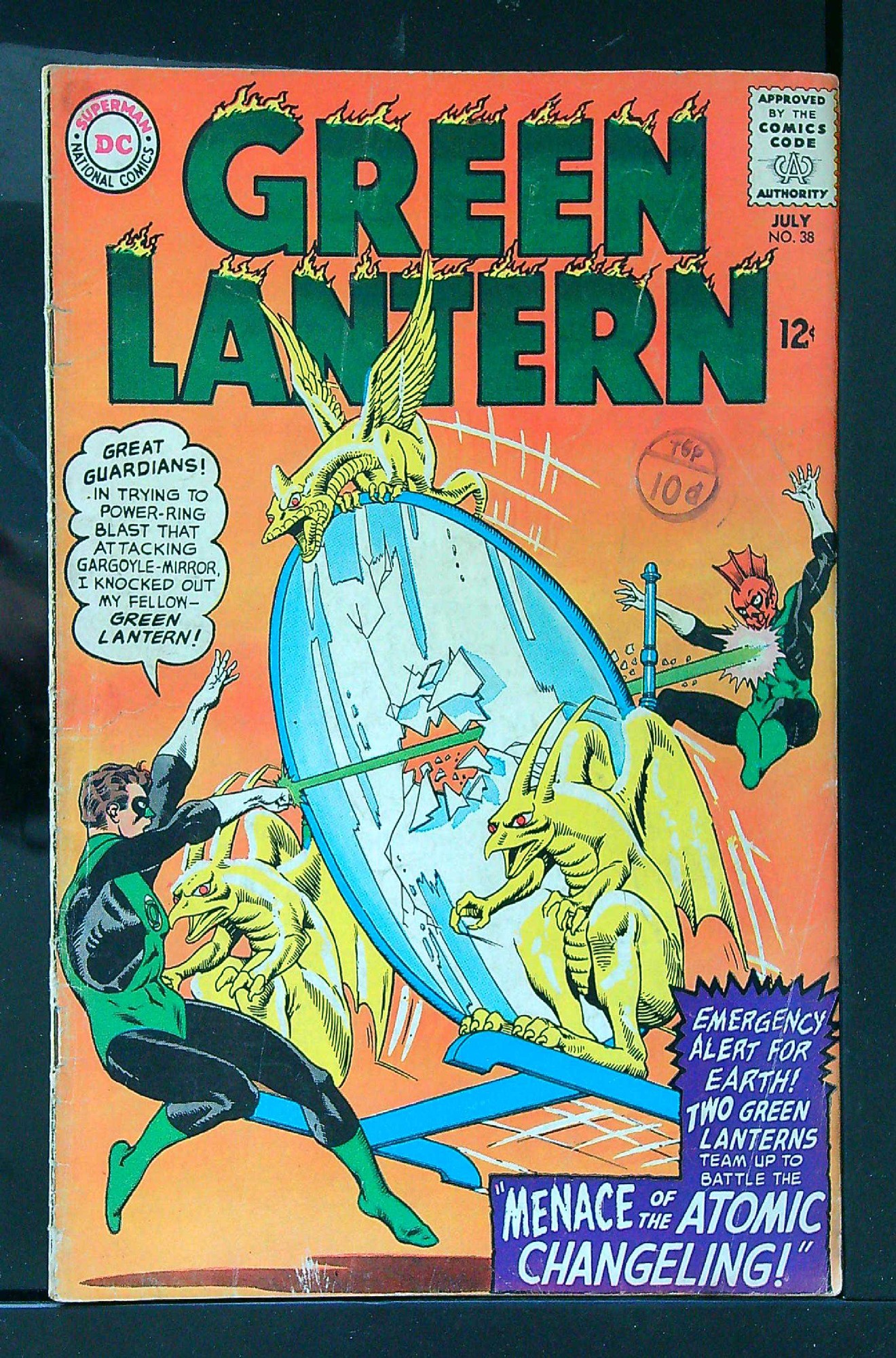 Cover of Green Lantern (Vol 2) #38. One of 250,000 Vintage American Comics on sale from Krypton!