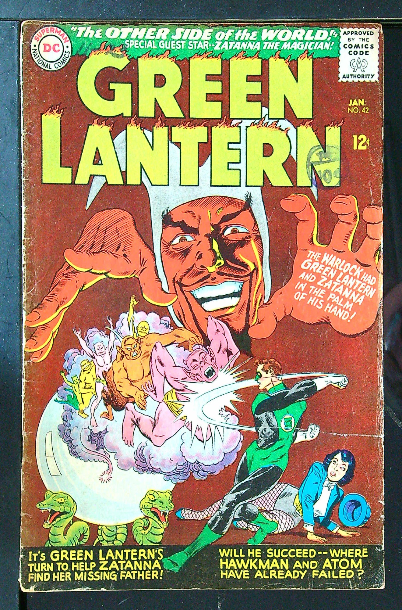 Cover of Green Lantern (Vol 2) #42. One of 250,000 Vintage American Comics on sale from Krypton!
