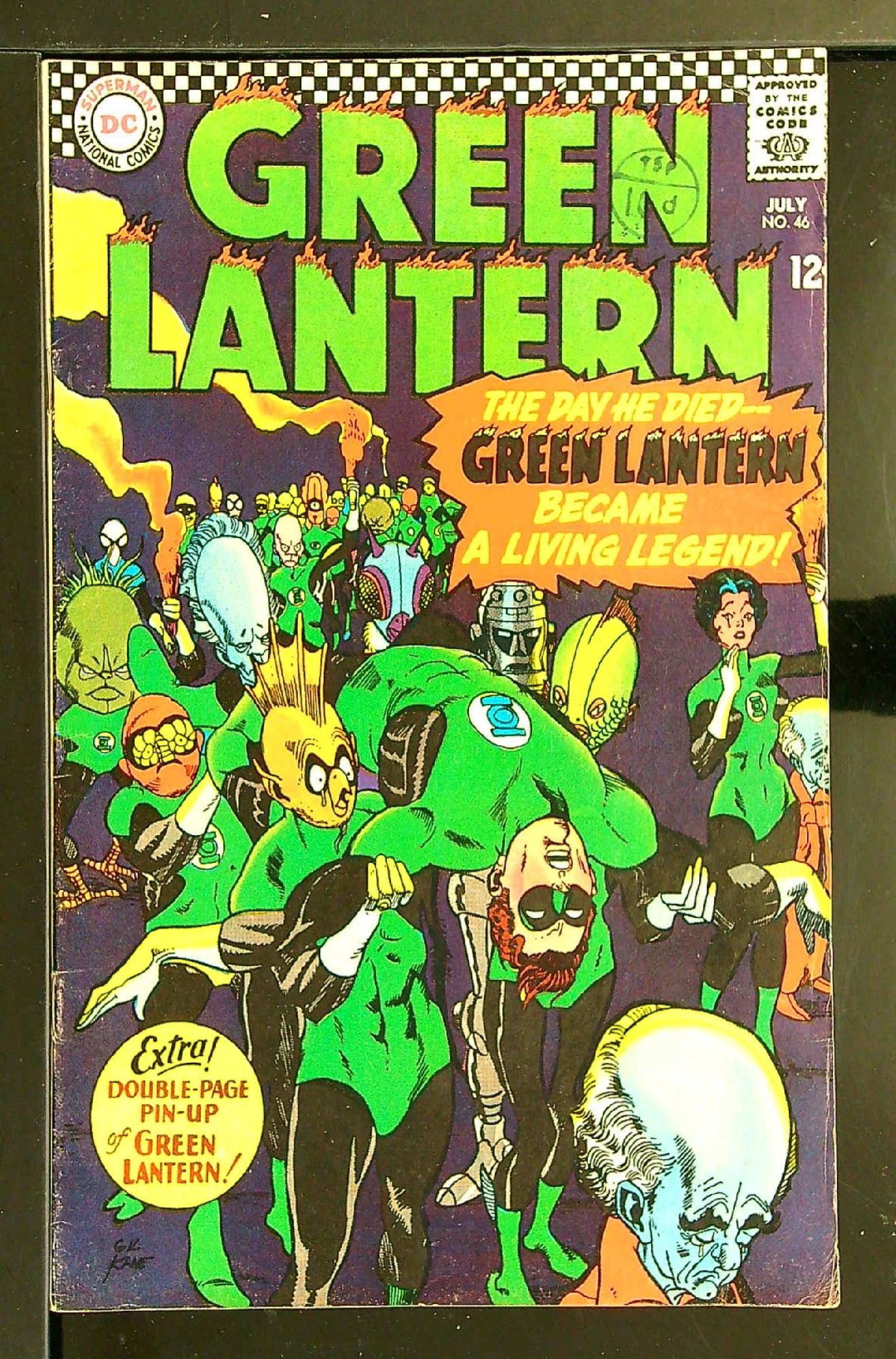 Cover of Green Lantern (Vol 2) #46. One of 250,000 Vintage American Comics on sale from Krypton!