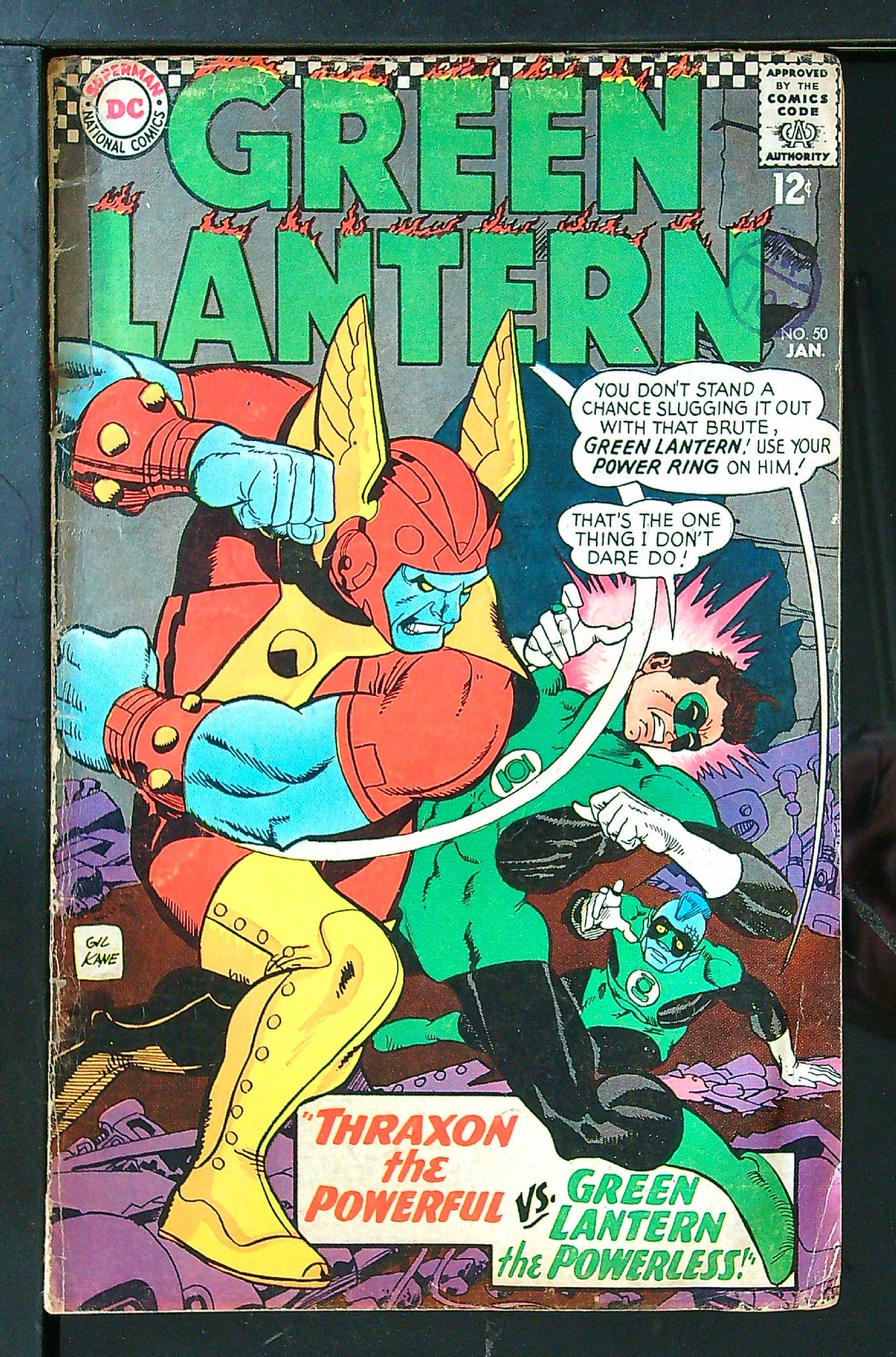 Cover of Green Lantern (Vol 2) #50. One of 250,000 Vintage American Comics on sale from Krypton!