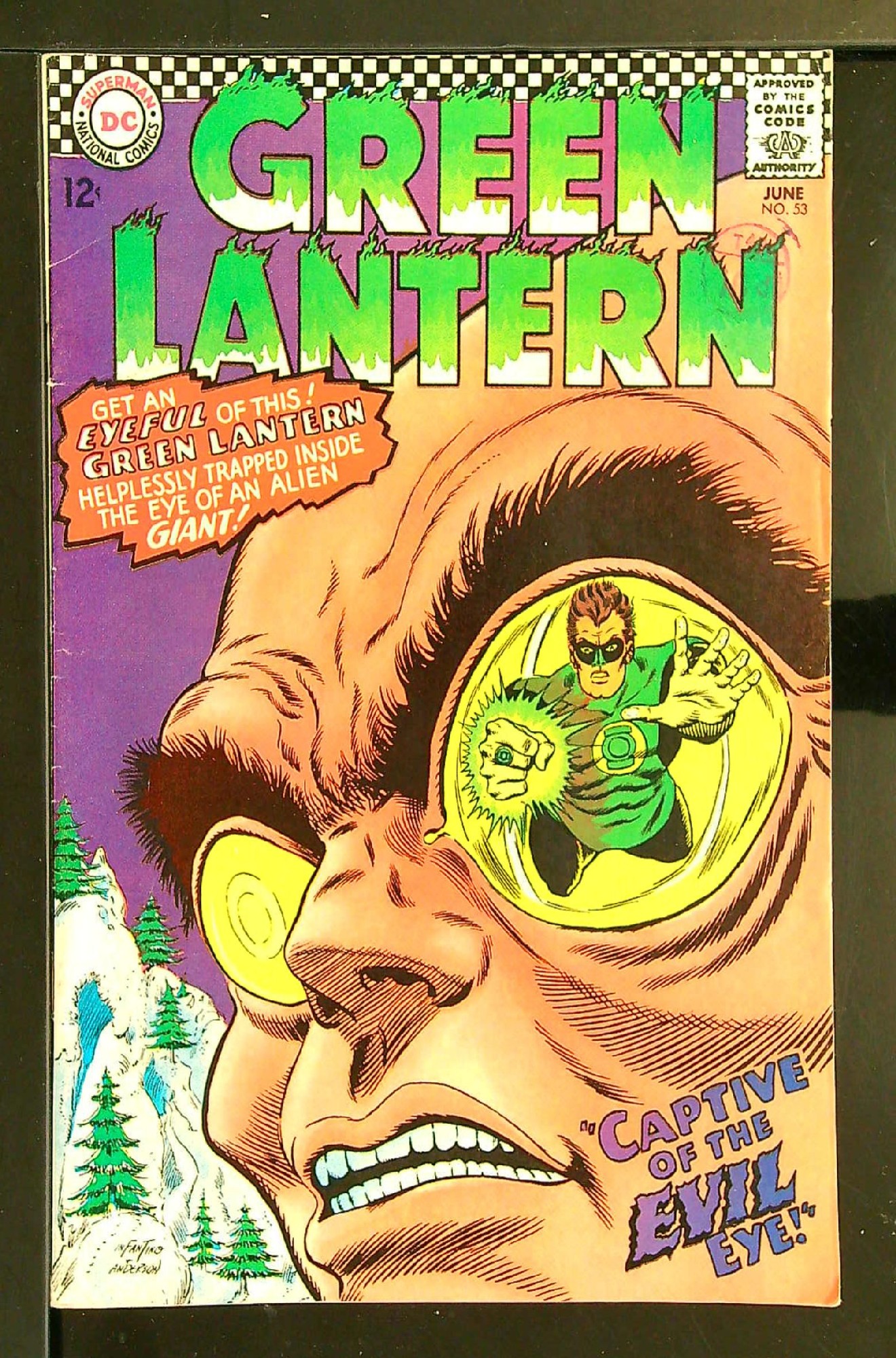 Cover of Green Lantern (Vol 2) #53. One of 250,000 Vintage American Comics on sale from Krypton!