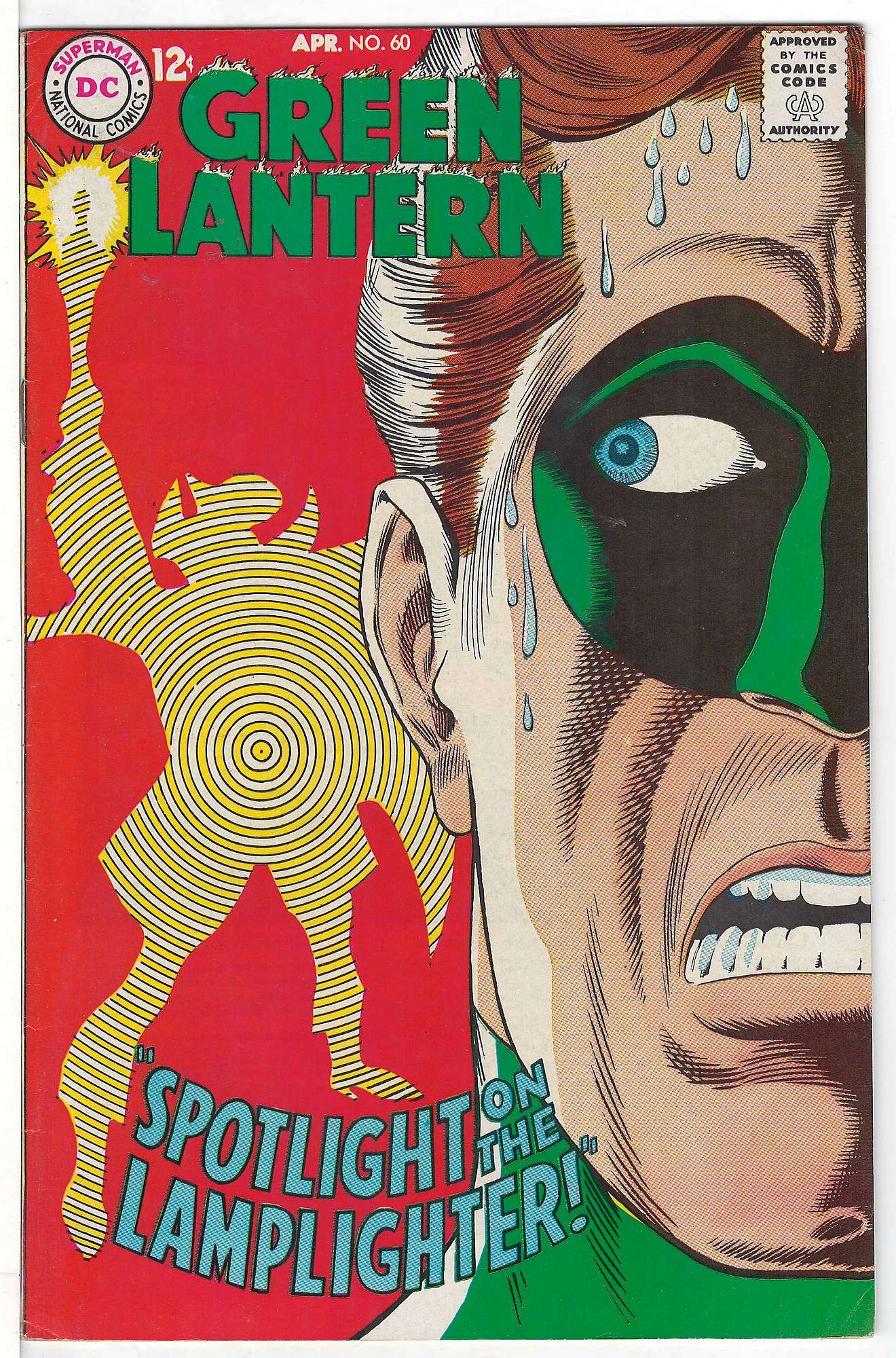 Cover of Green Lantern (Vol 2) #60. One of 250,000 Vintage American Comics on sale from Krypton!