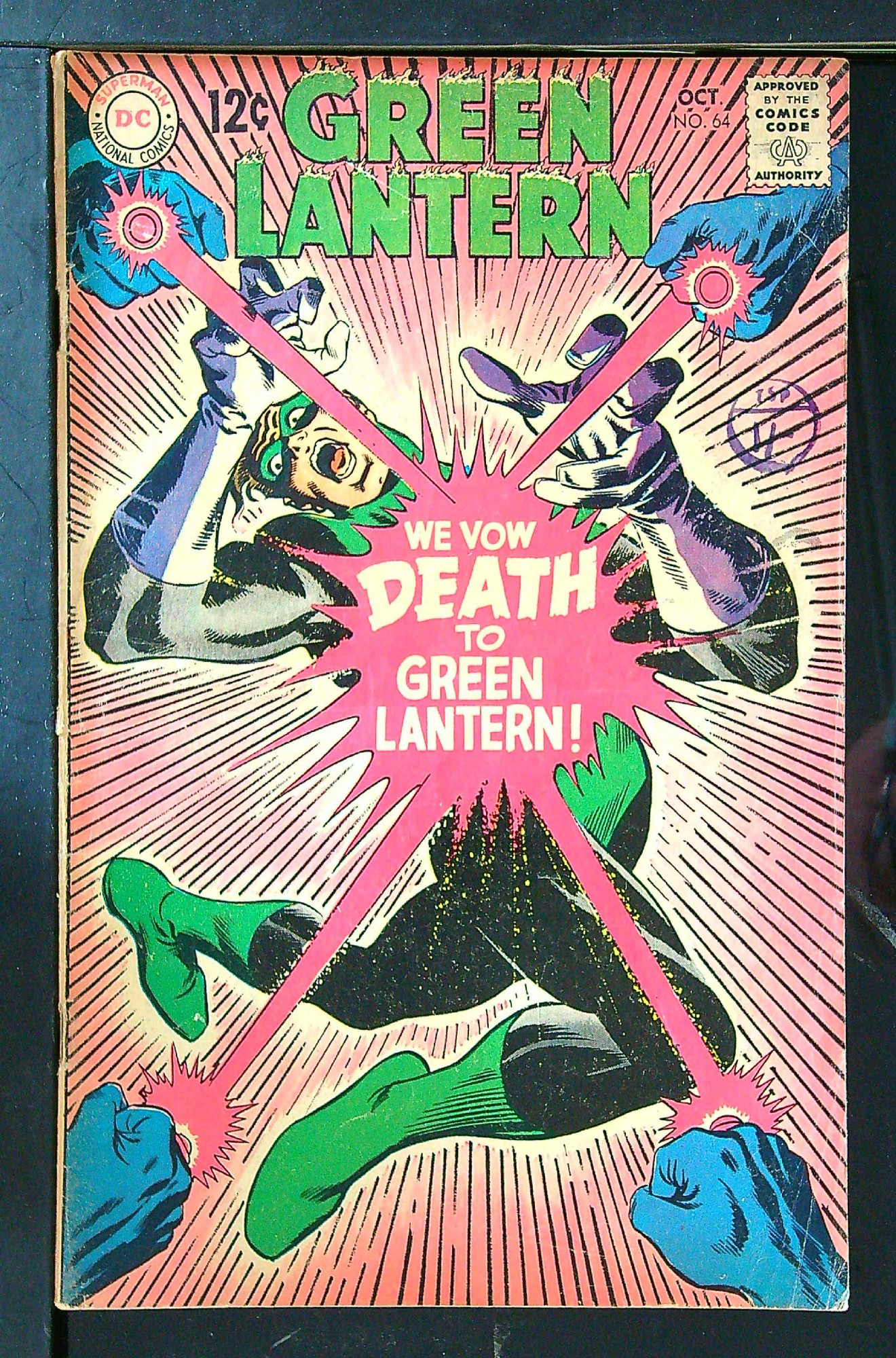 Cover of Green Lantern (Vol 2) #64. One of 250,000 Vintage American Comics on sale from Krypton!