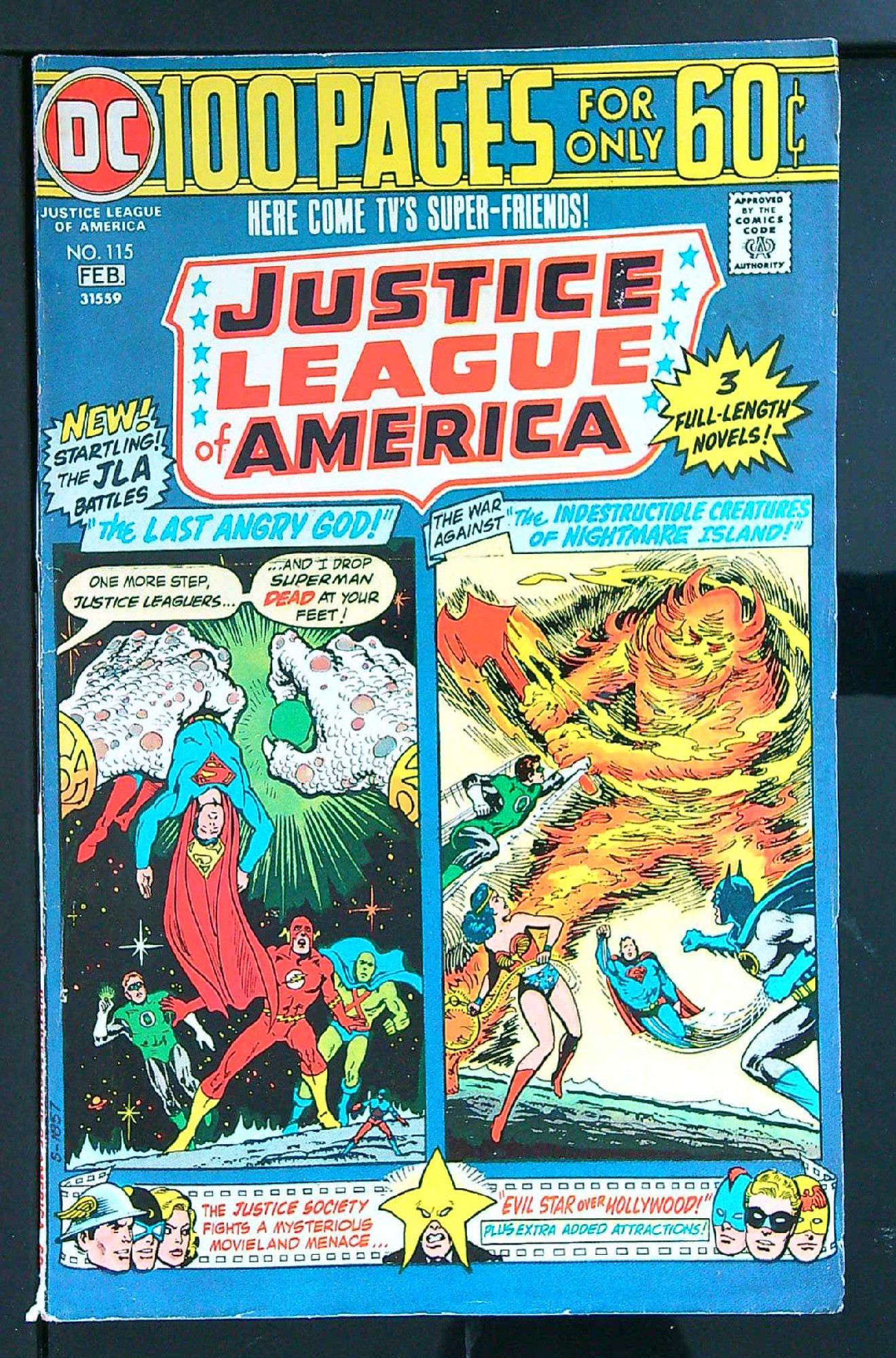 Cover of Justice League of America (Vol 1) #115. One of 250,000 Vintage American Comics on sale from Krypton!