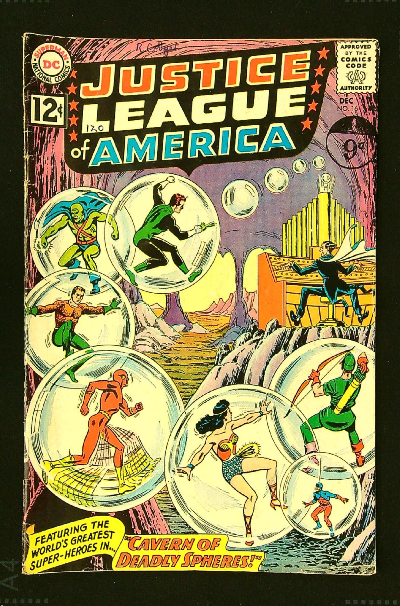Cover of Justice League of America (Vol 1) #16. One of 250,000 Vintage American Comics on sale from Krypton!