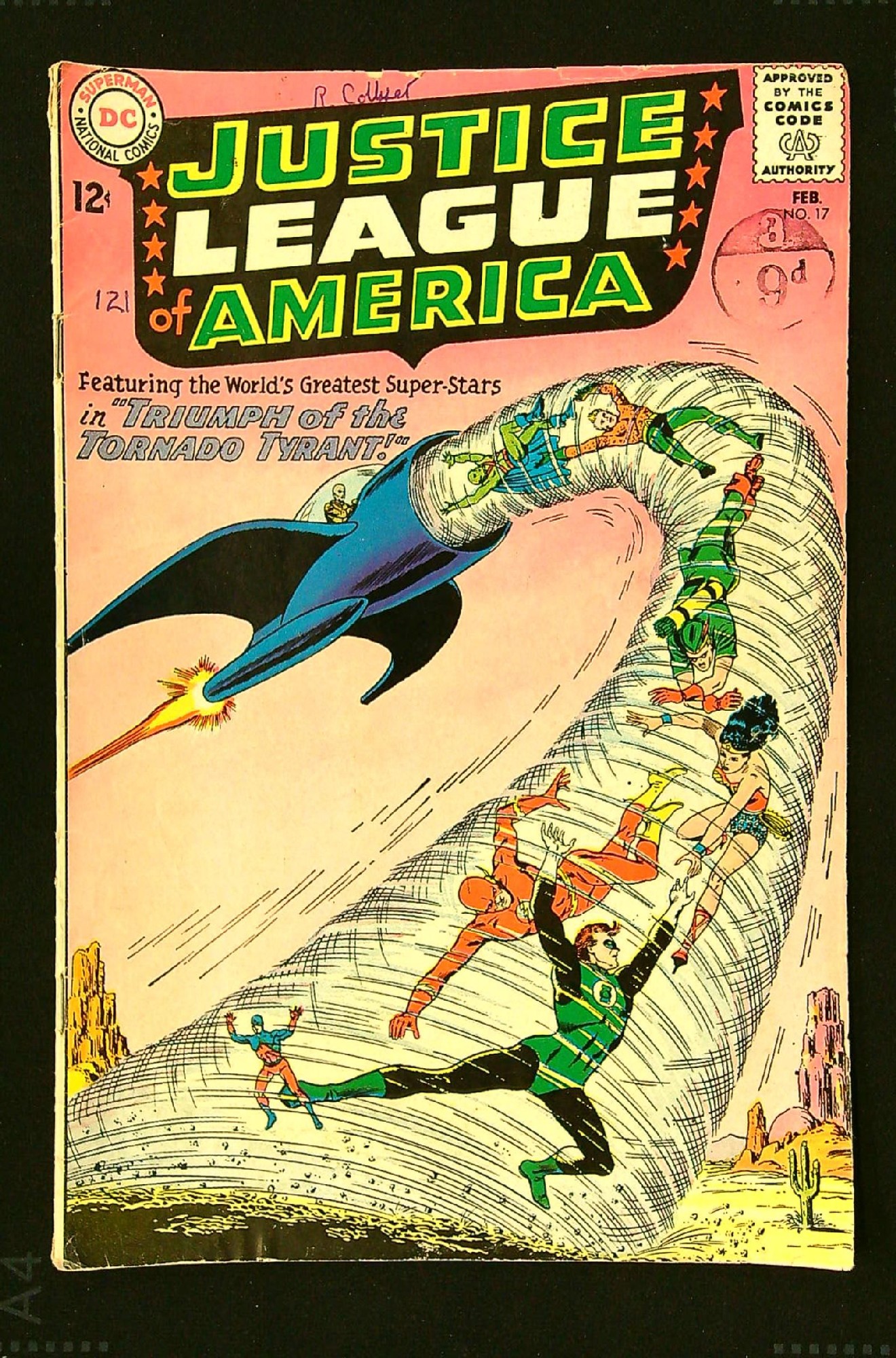 Cover of Justice League of America (Vol 1) #17. One of 250,000 Vintage American Comics on sale from Krypton!