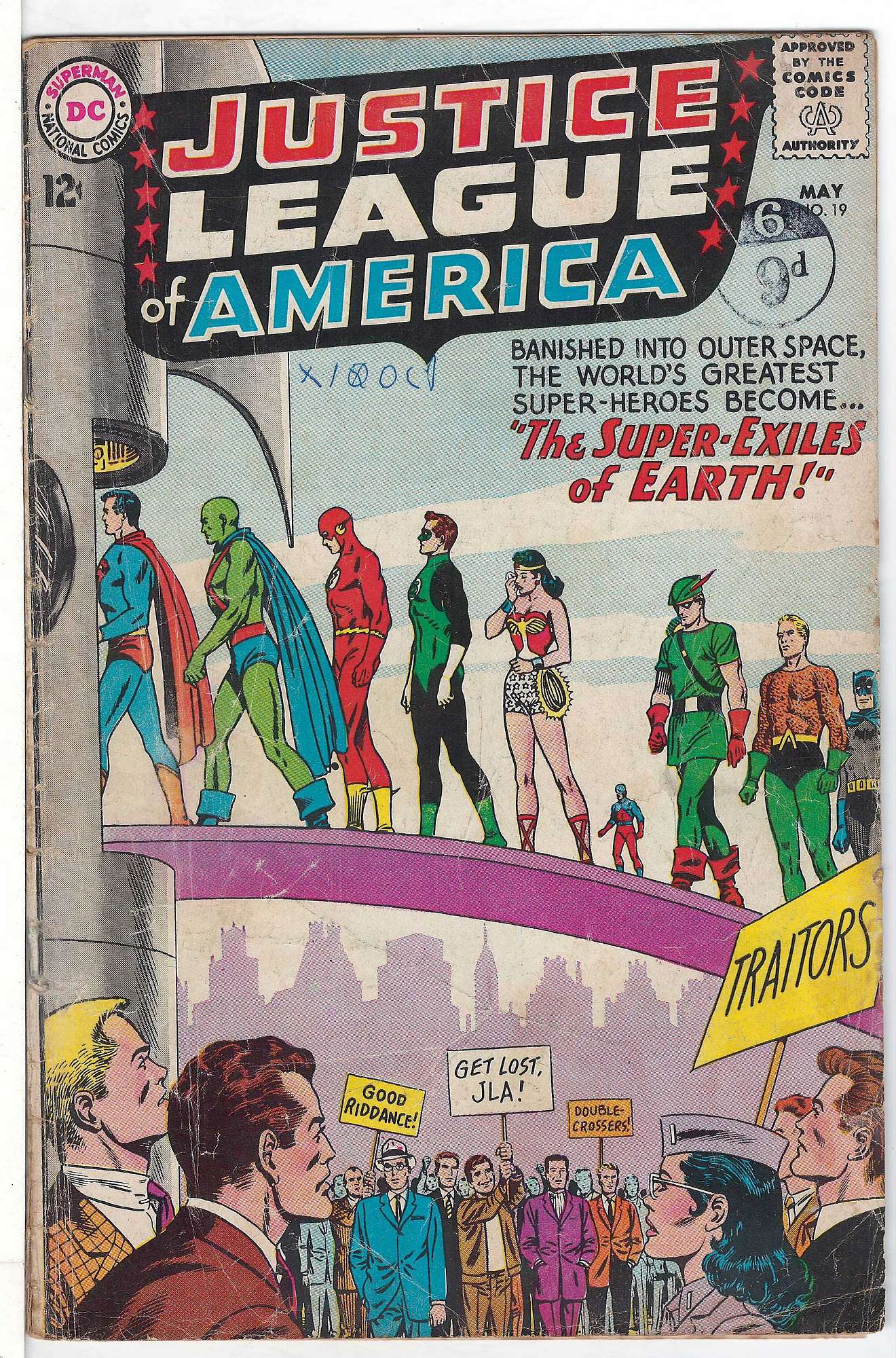 Cover of Justice League of America (Vol 1) #19. One of 250,000 Vintage American Comics on sale from Krypton!