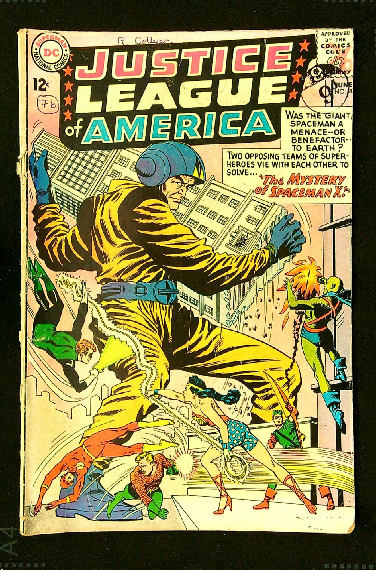 Cover of Justice League of America (Vol 1) #20. One of 250,000 Vintage American Comics on sale from Krypton!