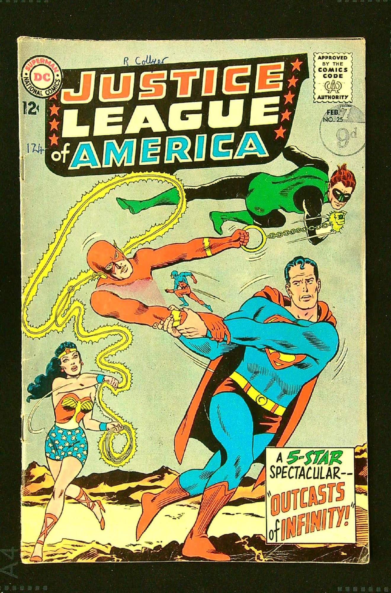 Cover of Justice League of America (Vol 1) #25. One of 250,000 Vintage American Comics on sale from Krypton!