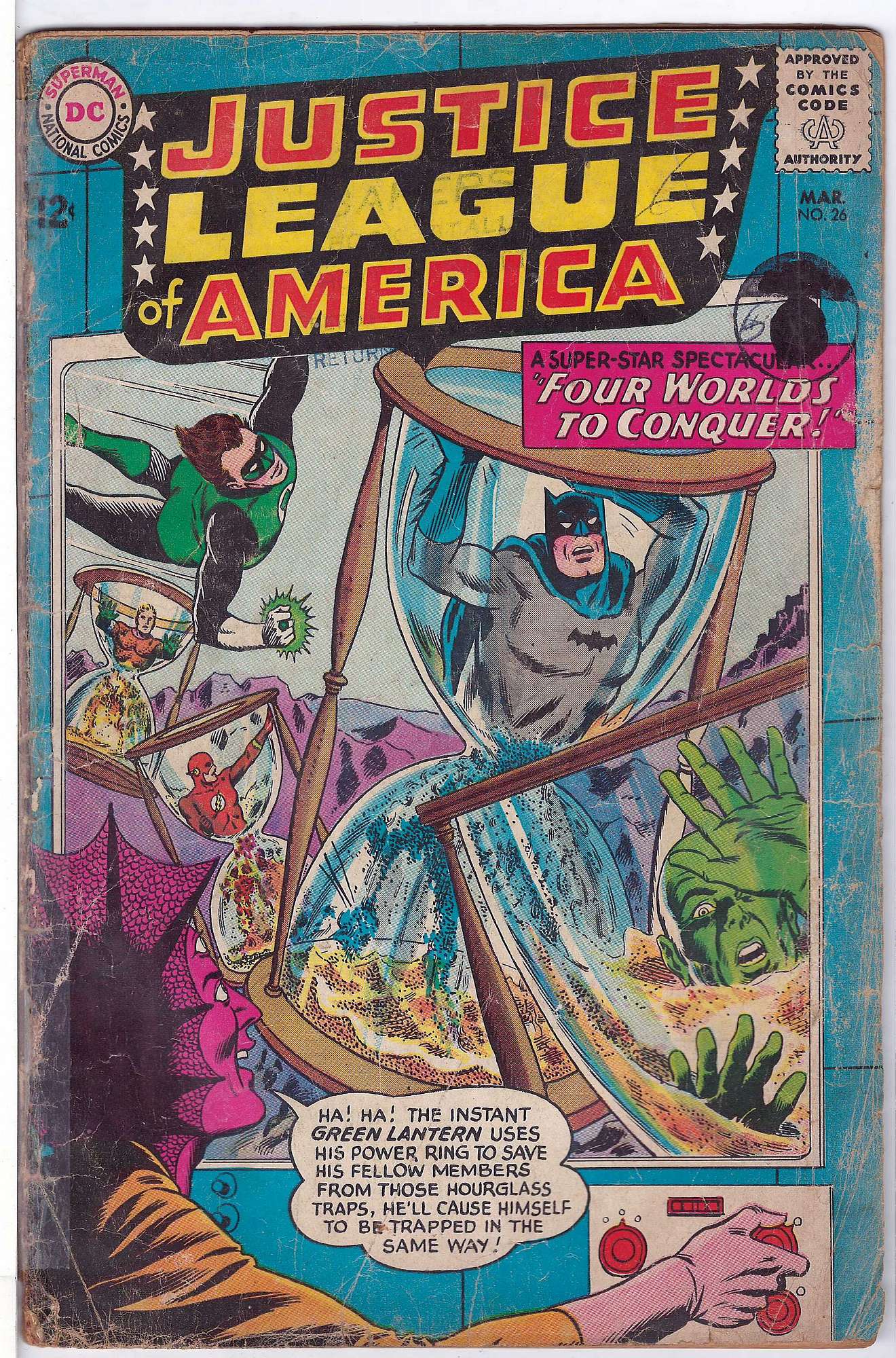 Cover of Justice League of America (Vol 1) #26. One of 250,000 Vintage American Comics on sale from Krypton!