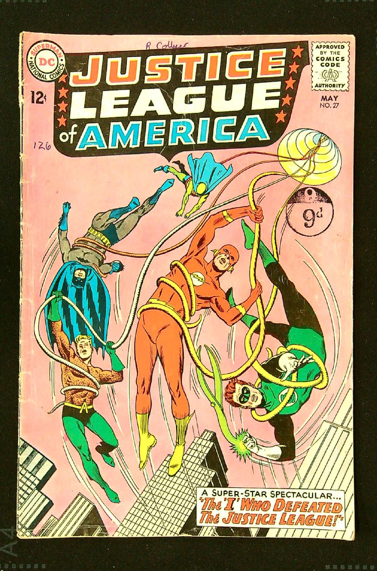 Cover of Justice League of America (Vol 1) #27. One of 250,000 Vintage American Comics on sale from Krypton!
