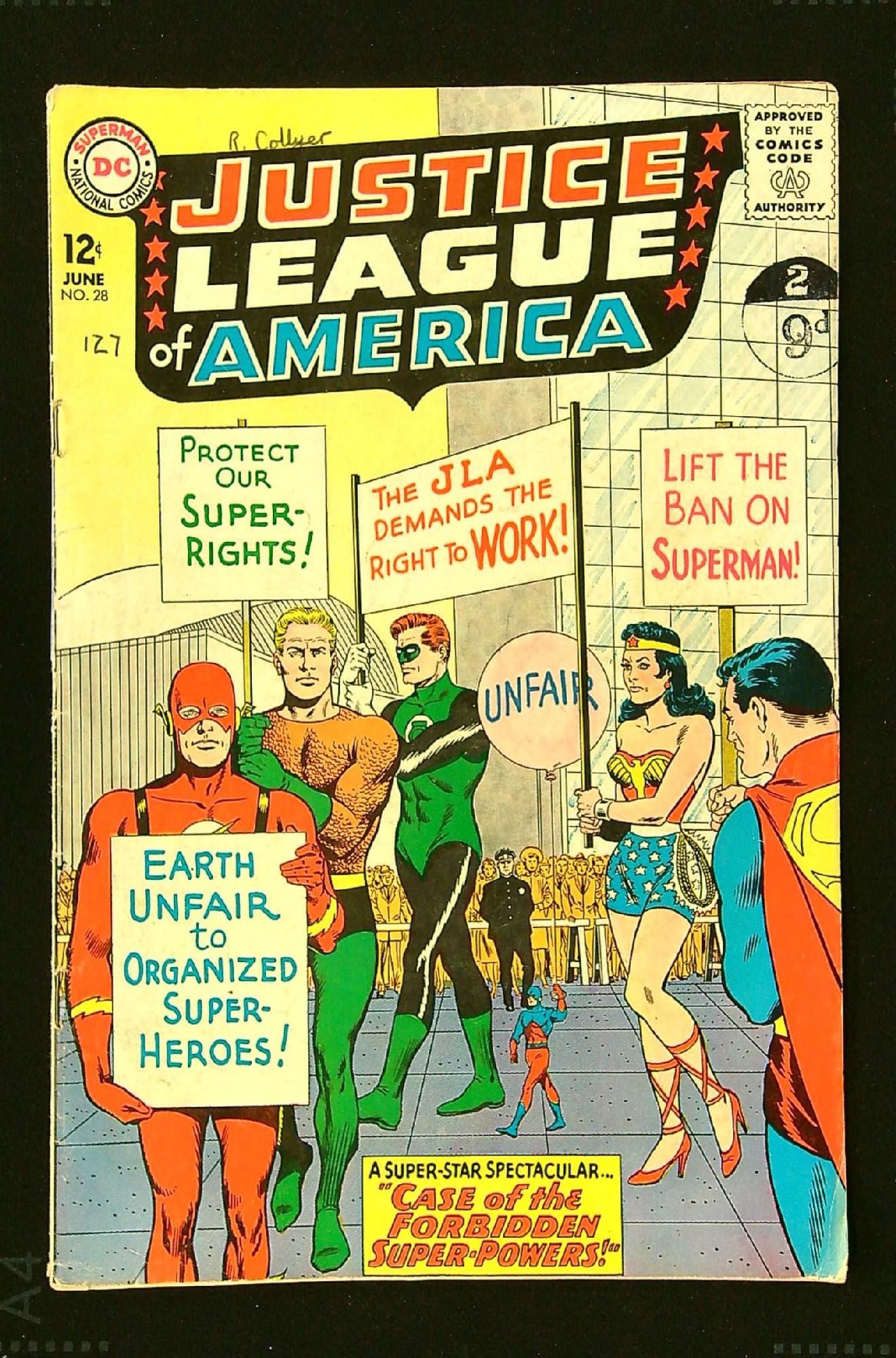 Cover of Justice League of America (Vol 1) #28. One of 250,000 Vintage American Comics on sale from Krypton!