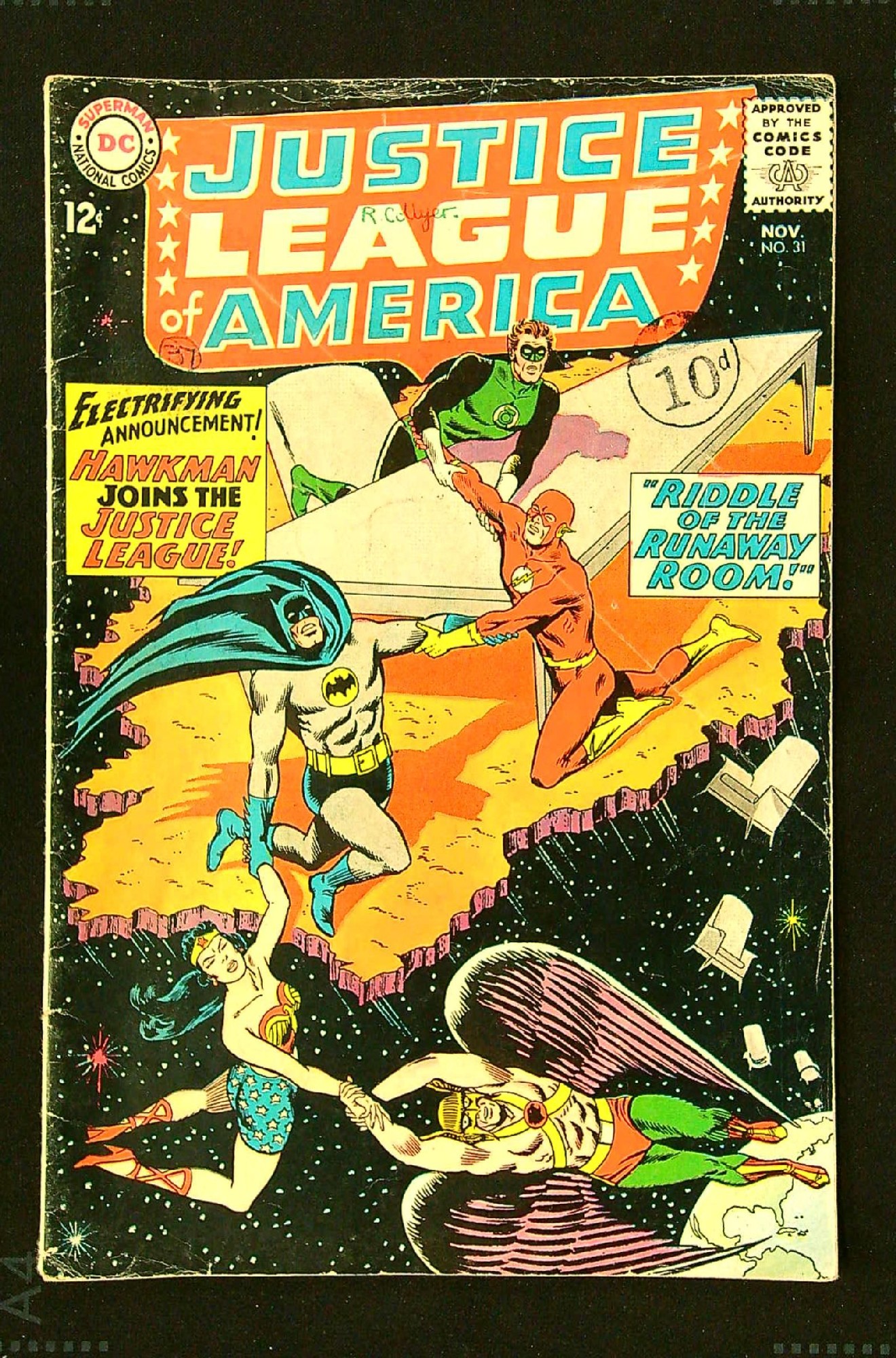 Cover of Justice League of America (Vol 1) #31. One of 250,000 Vintage American Comics on sale from Krypton!